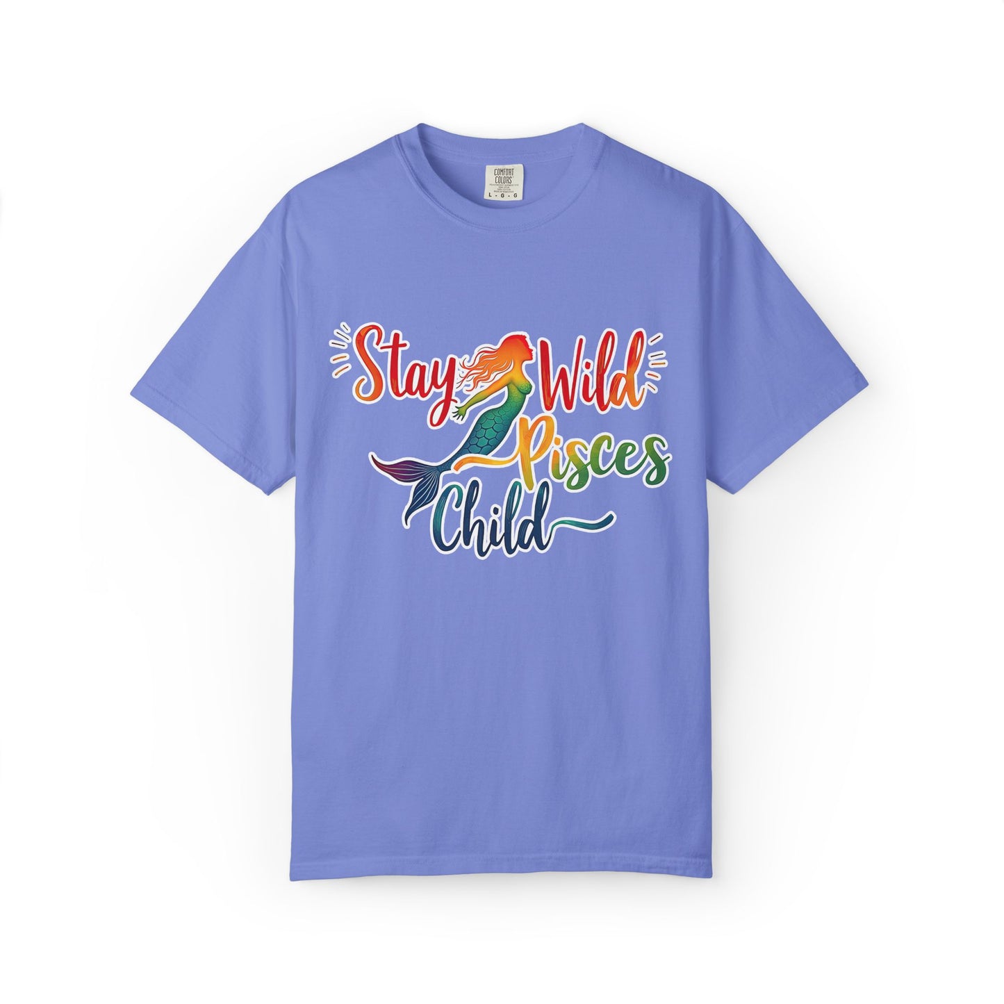 Stay Wild Pisces Child Tee β Colorful Mermaid Zodiac Shirt