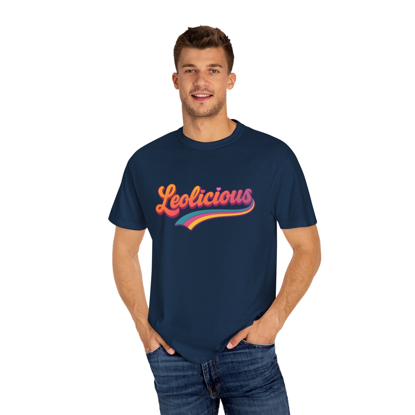 Leolicious β Retro Groovy Leo Zodiac Tee