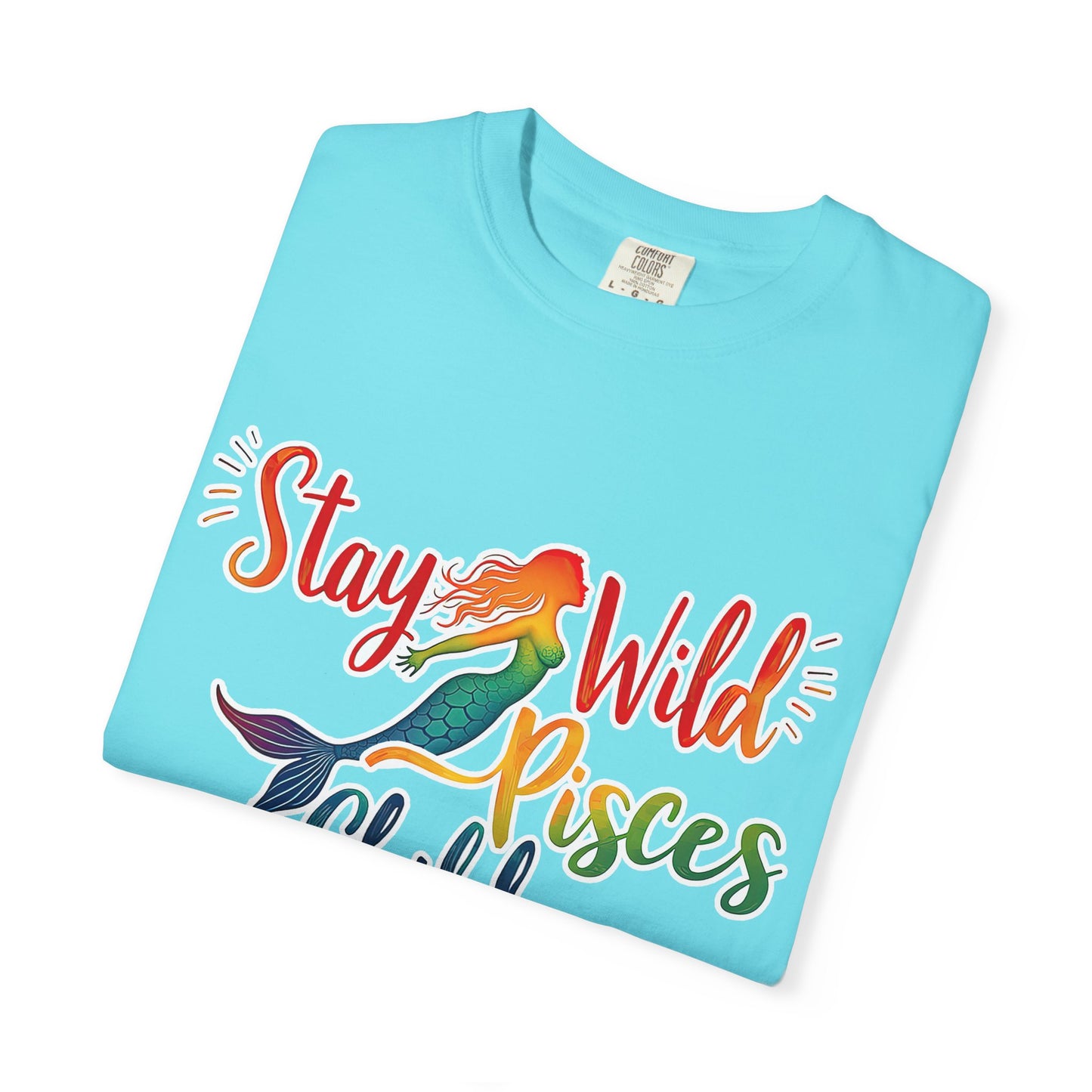 Stay Wild Pisces Child Tee β Colorful Mermaid Zodiac Shirt