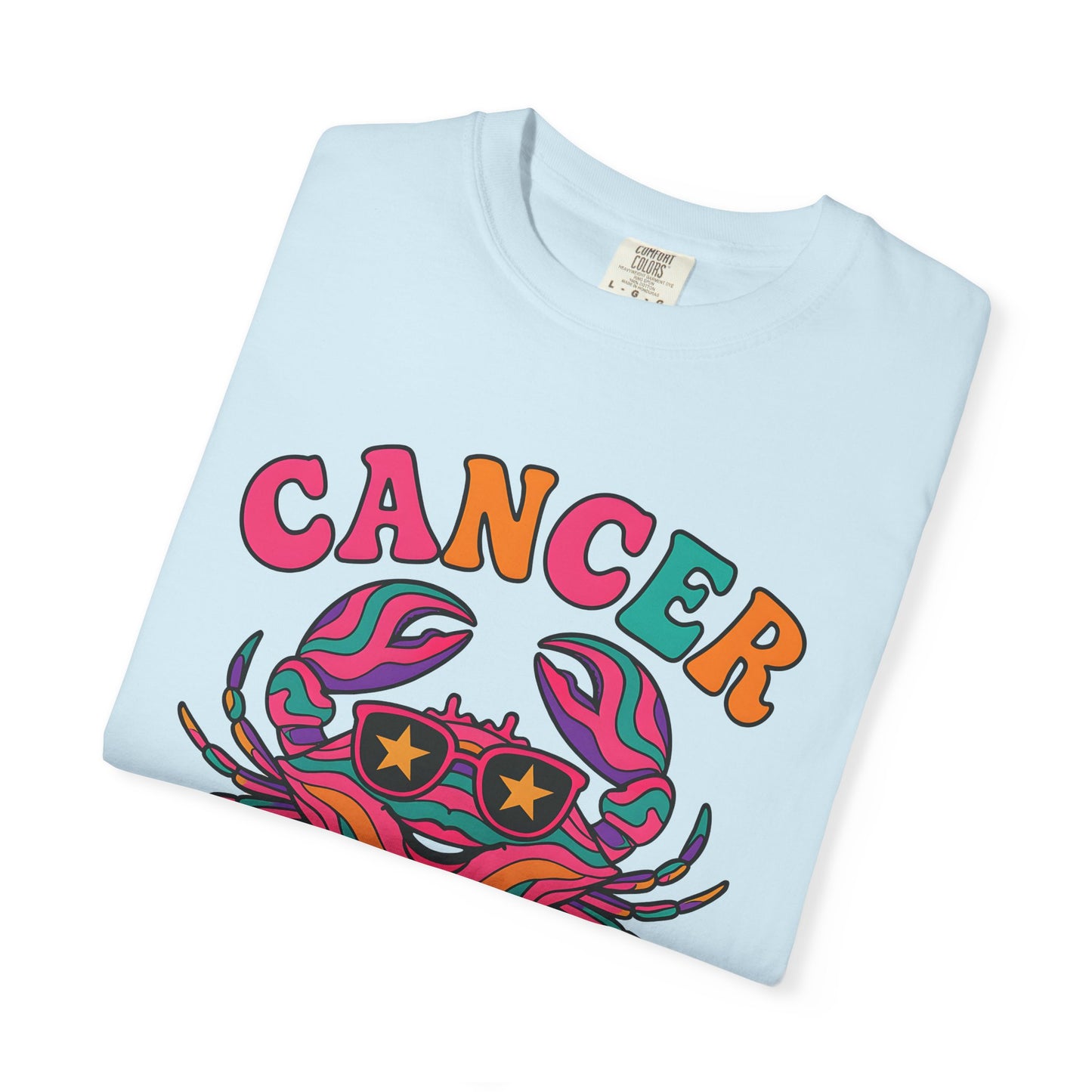 Cancer Vibes Tee – Colorful Retro Zodiac Shirt