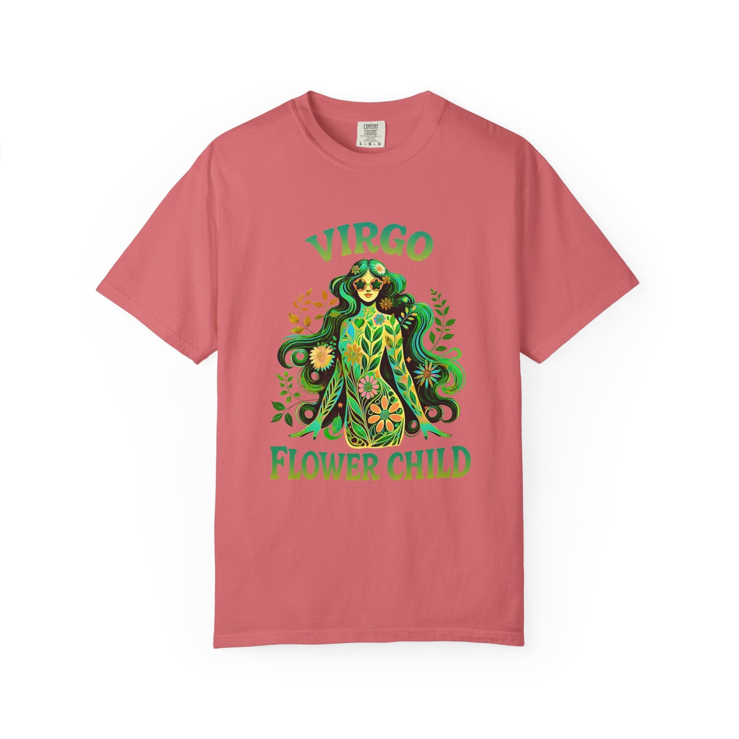 Virgo Flower Child – Vibrant Retro Zodiac Tee