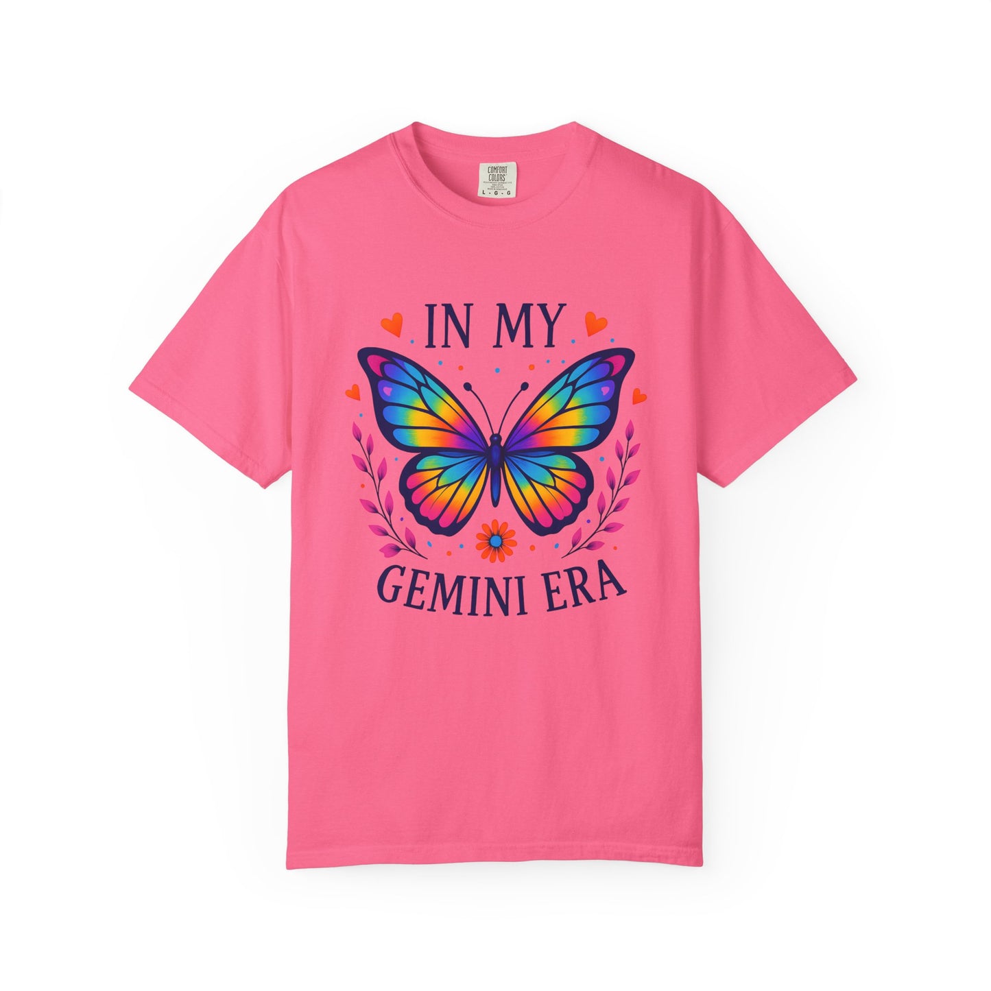 In My Gemini Era - Rainbow Butterfly Zodiac Tee