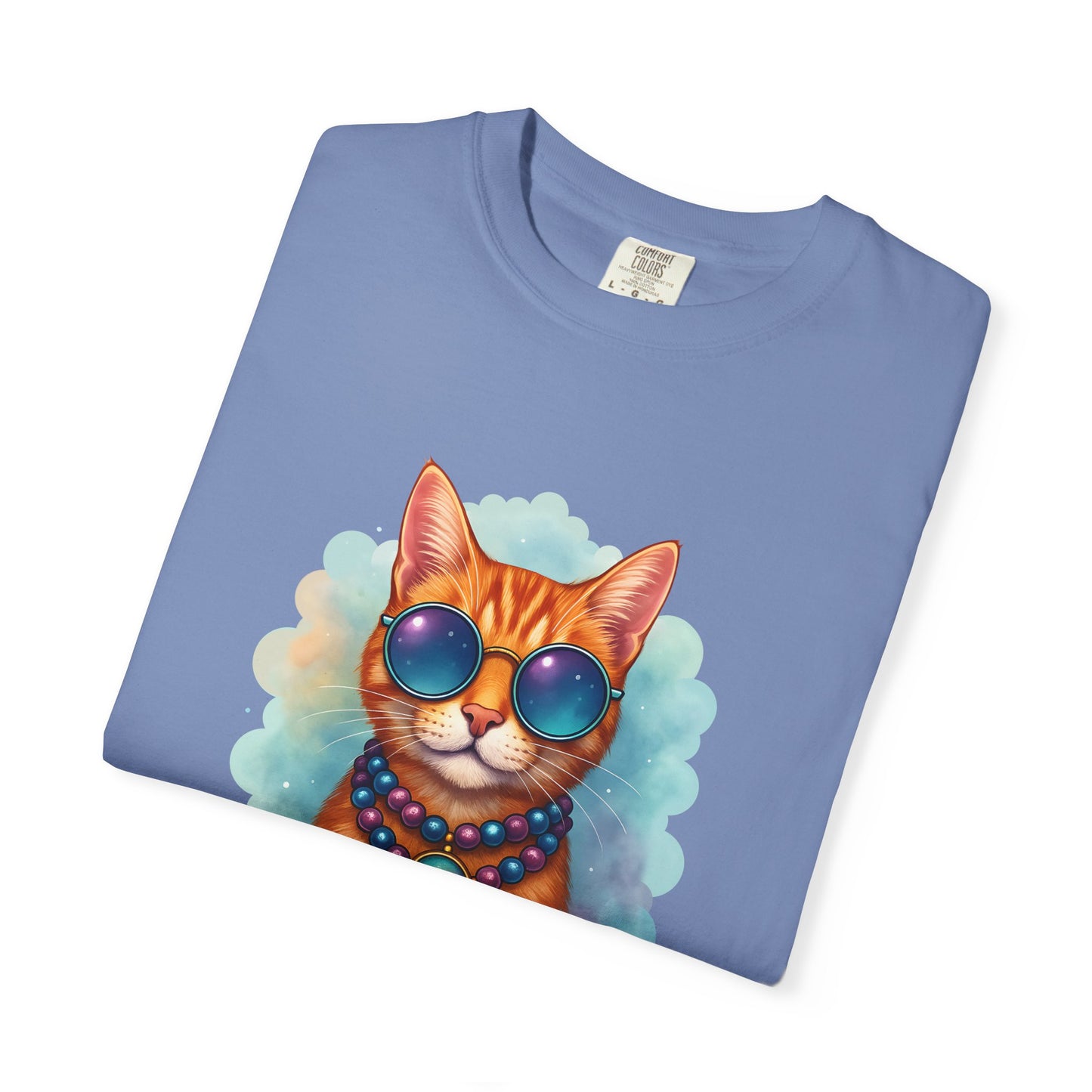 Aquarius One Cool Cat – Groovy Cosmic Kitty T-shirt