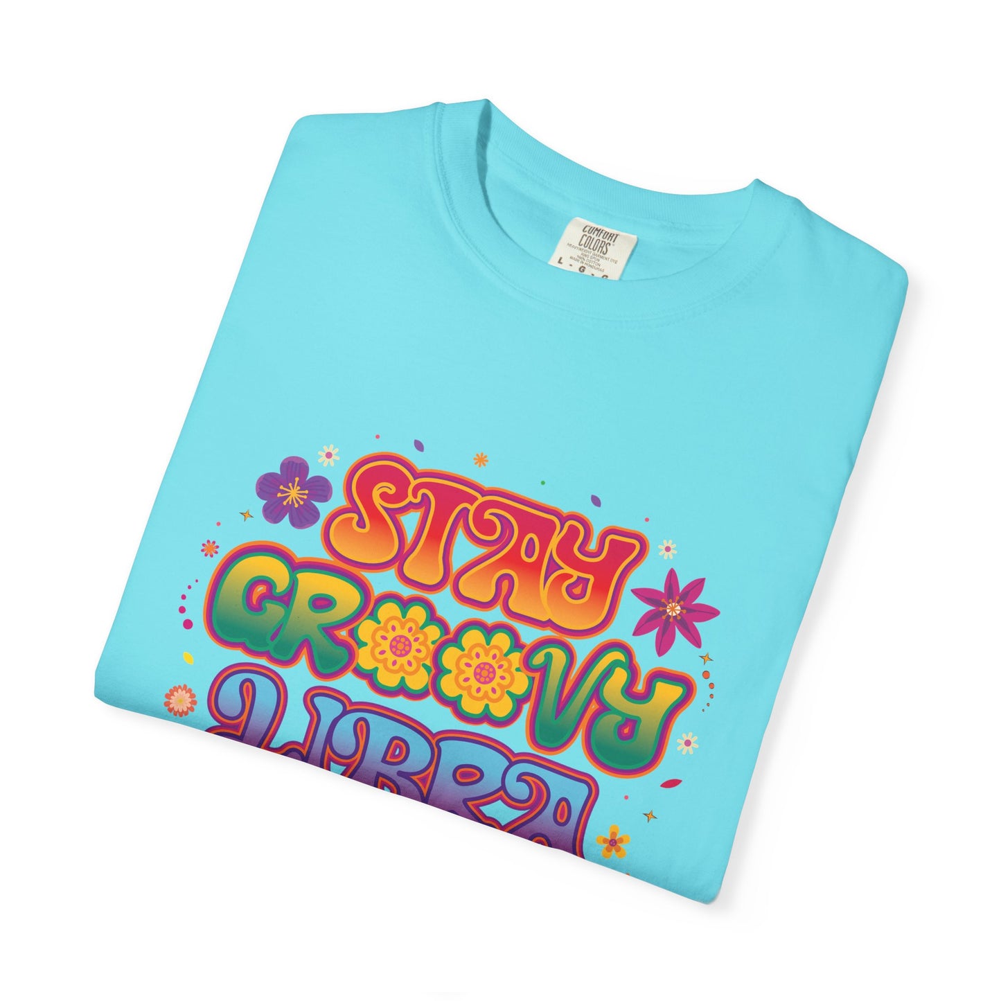 Stay Groovy Libra – Retro Colorful Tee Zodiac Shirt