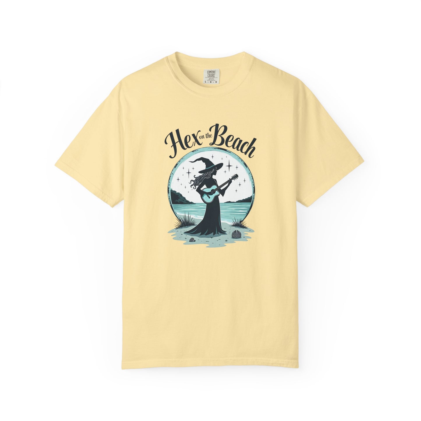 Hex on the Beach - Funny Witch Guitar Tee