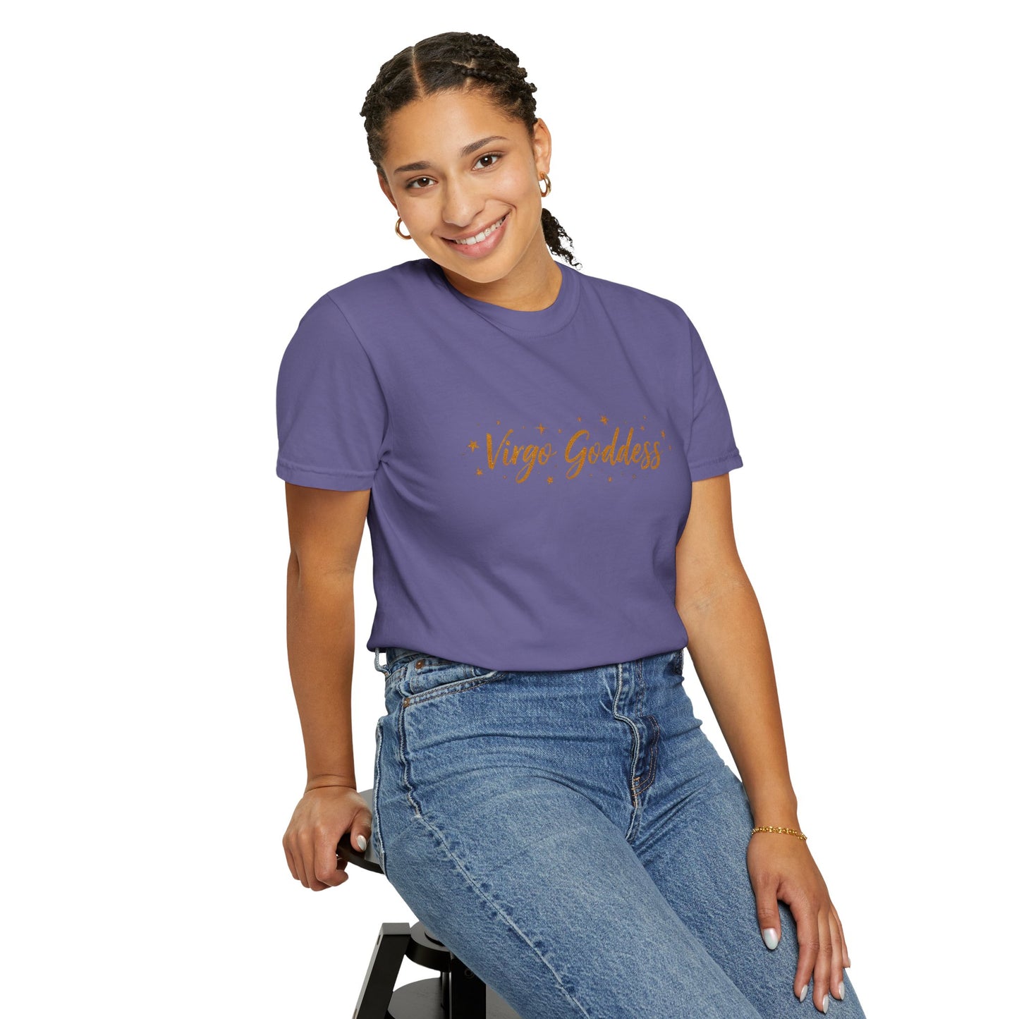 Virgo Goddess – Shimmery Witchy Zodiac Tee