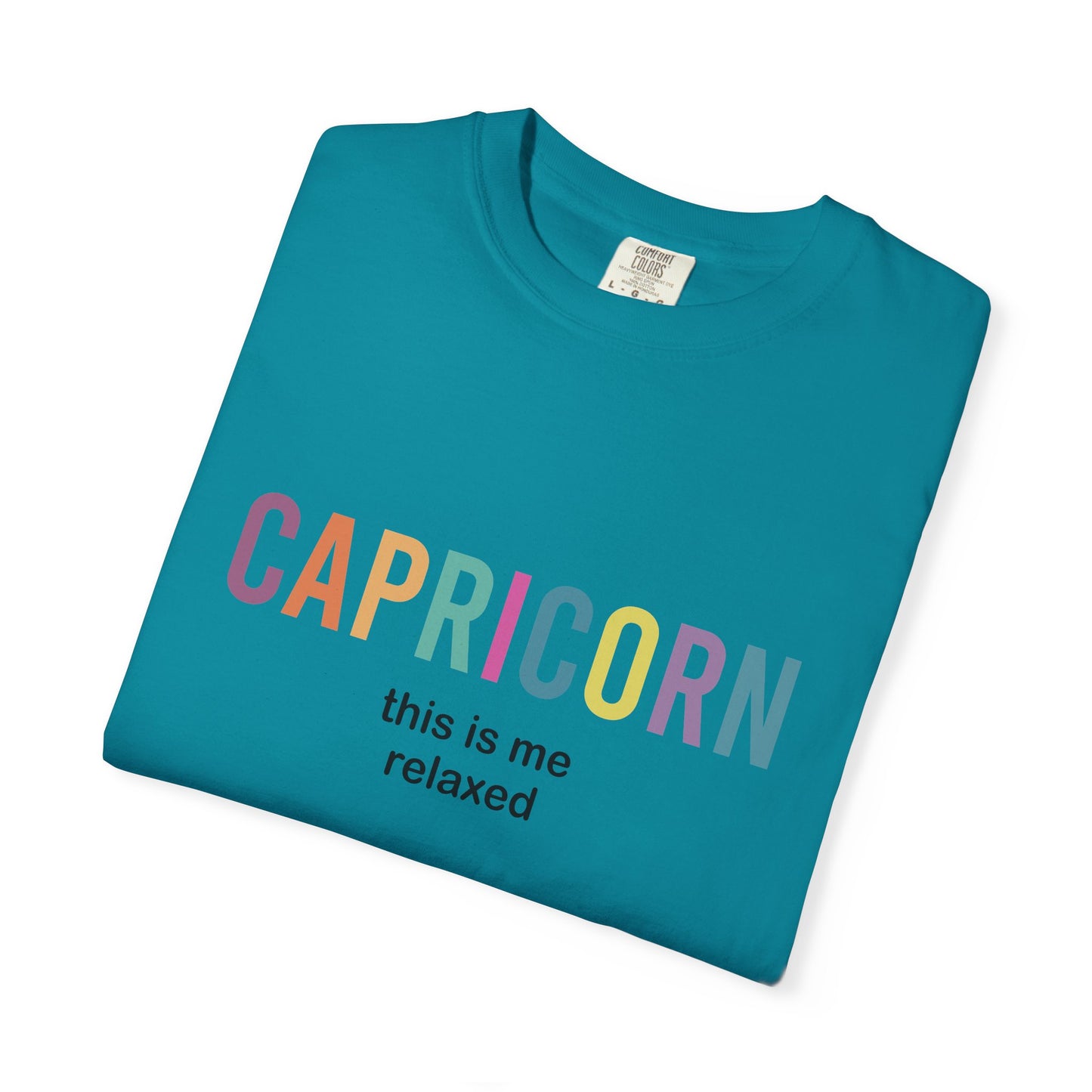 Capricorn This Is Me Relaxed β Funny Minimalist Zodiac Tee