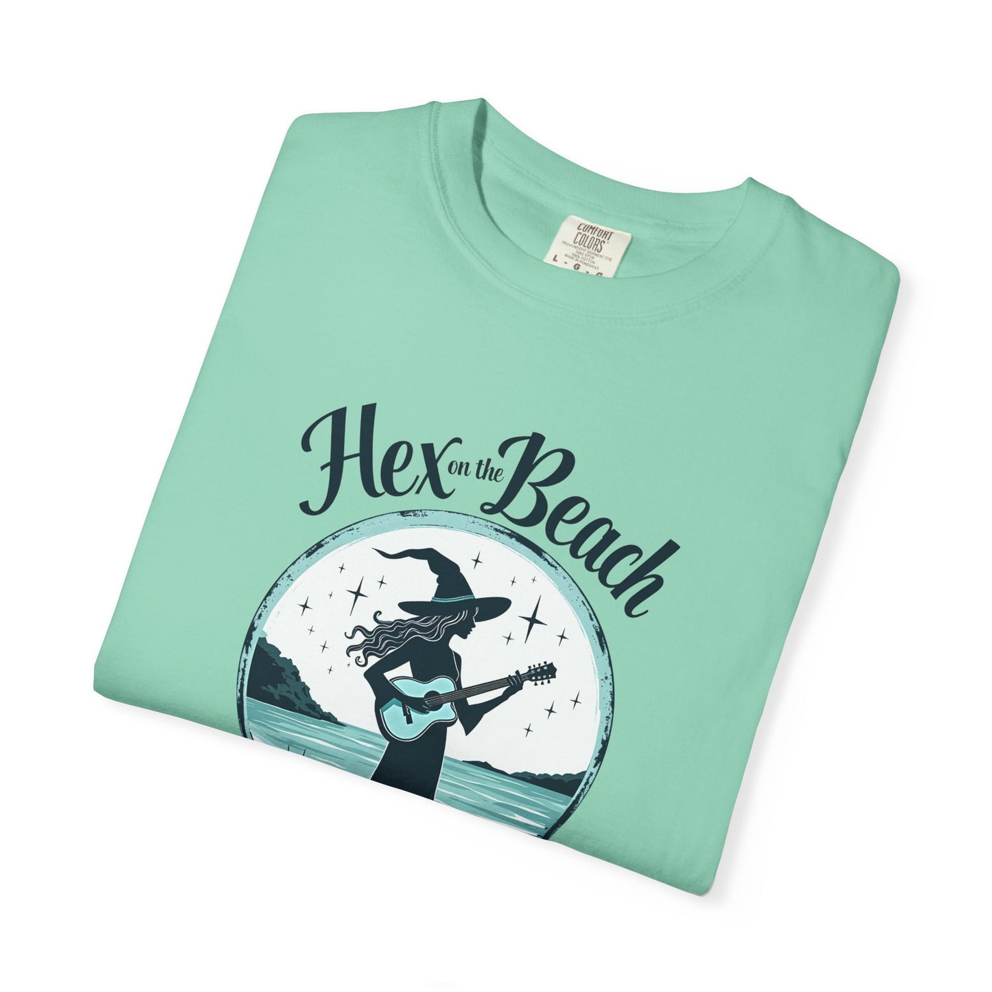 Hex on the Beach - Funny Witch Guitar Tee