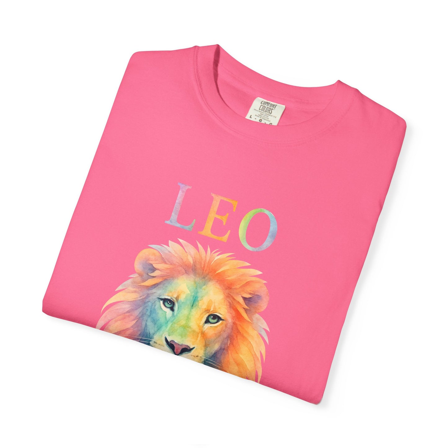 LEO Tee β Colorful Lion Zodiac Shirt