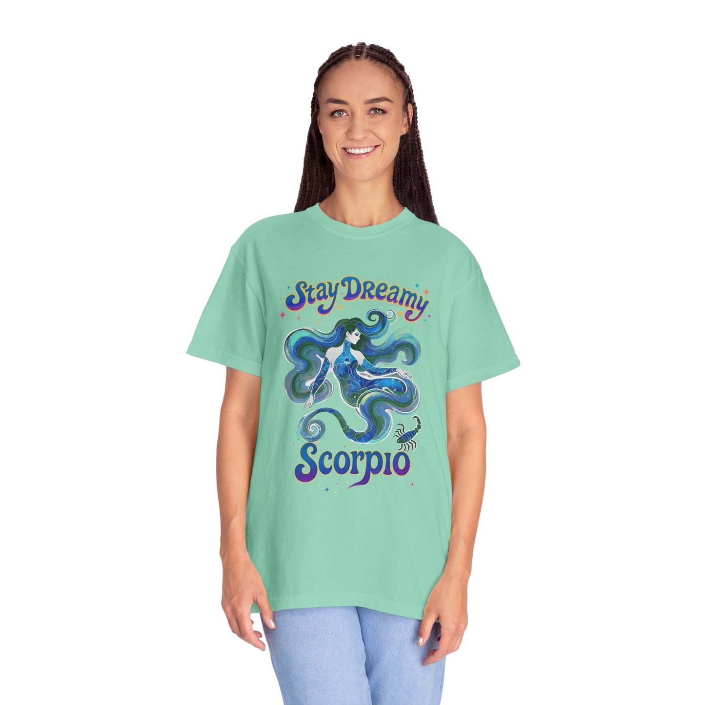 Stay Dreamy Scorpio – Mystical Mermaid Tee for the Celestial Siren