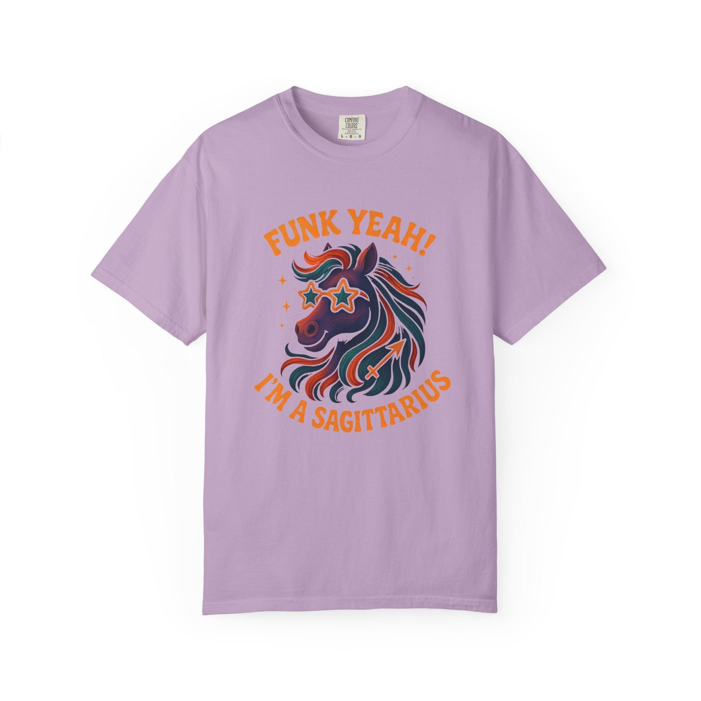 Funk Yeah! I’m a Sagittarius – Retro Colorful Tee Zodiac Shirt