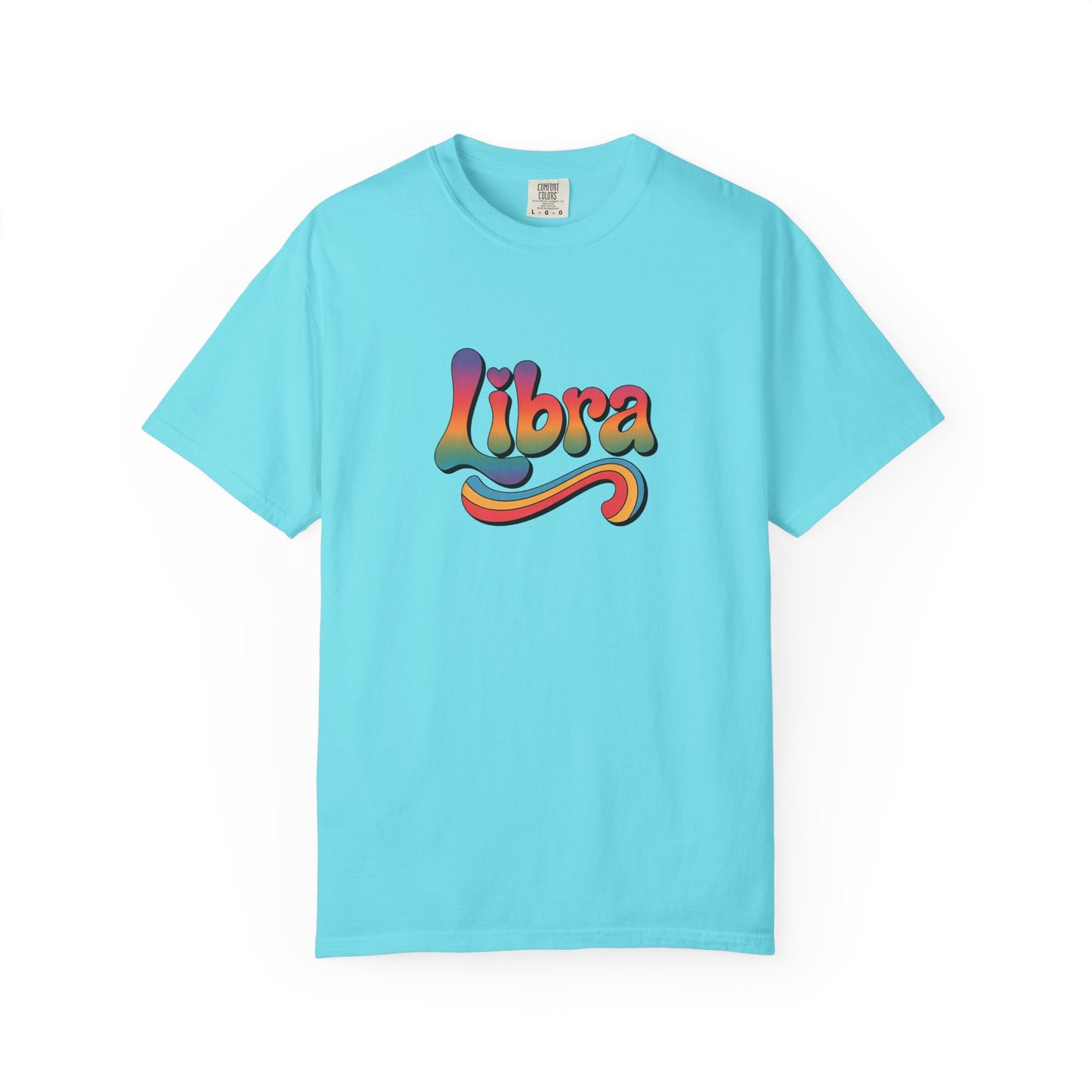 Libra β Retro Wavy Groovescape Zodiac Tee