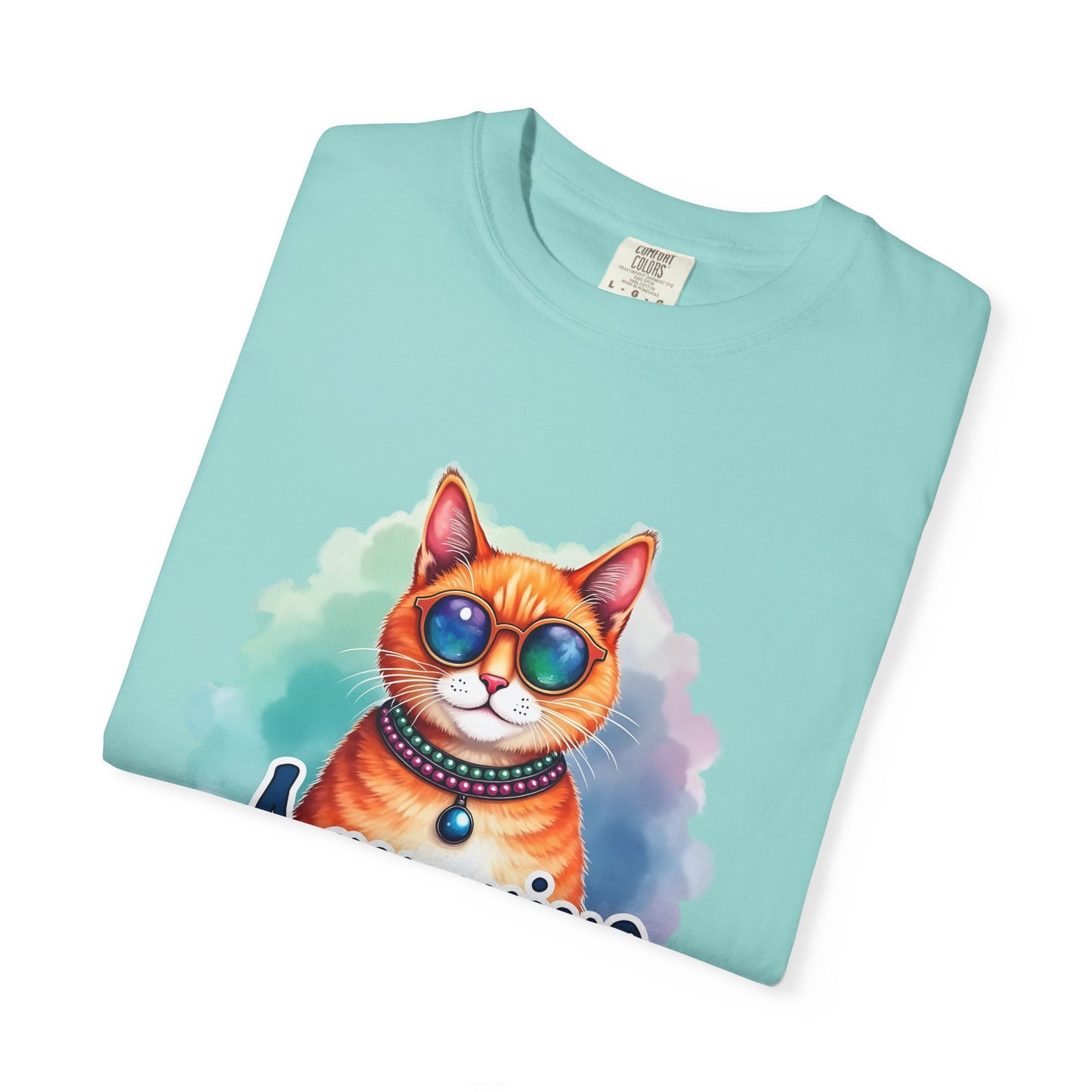 Aquarius One Cool Cat – Colorful Zodiac Shirt