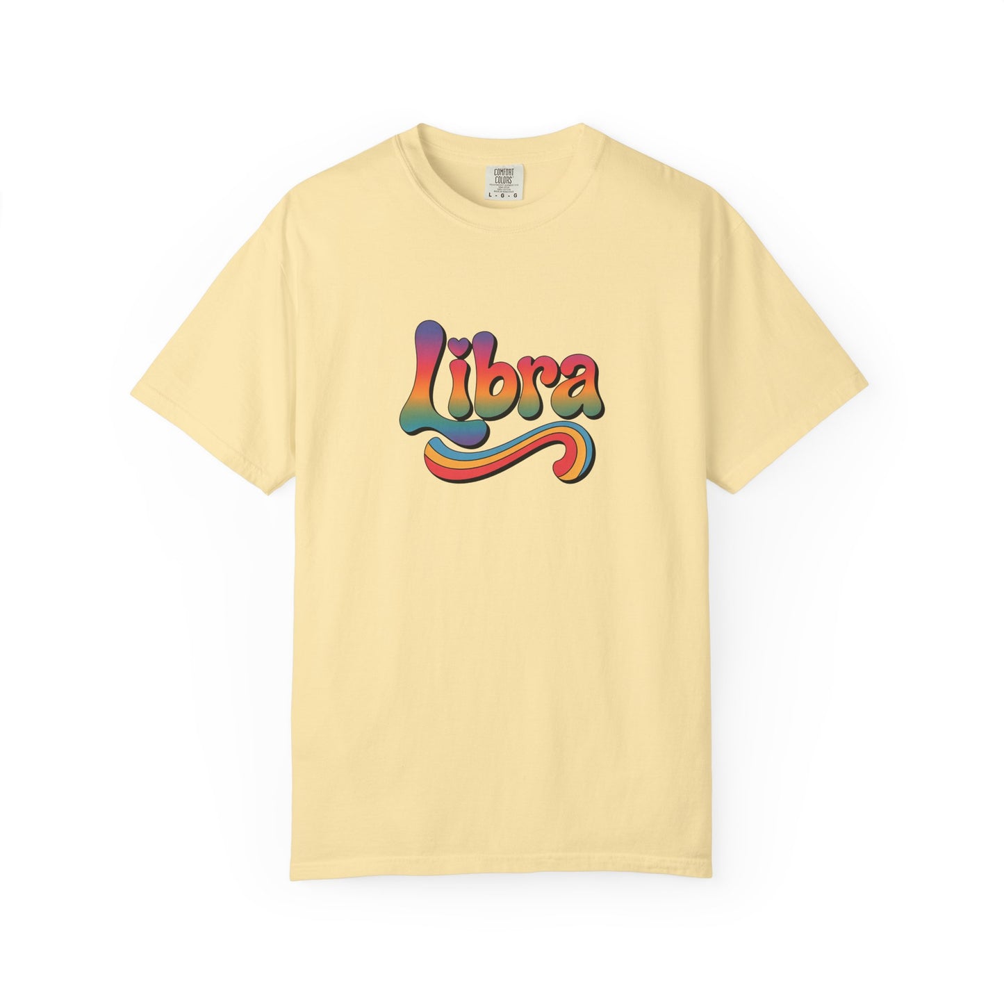 Libra β Retro Wavy Groovescape Zodiac Tee