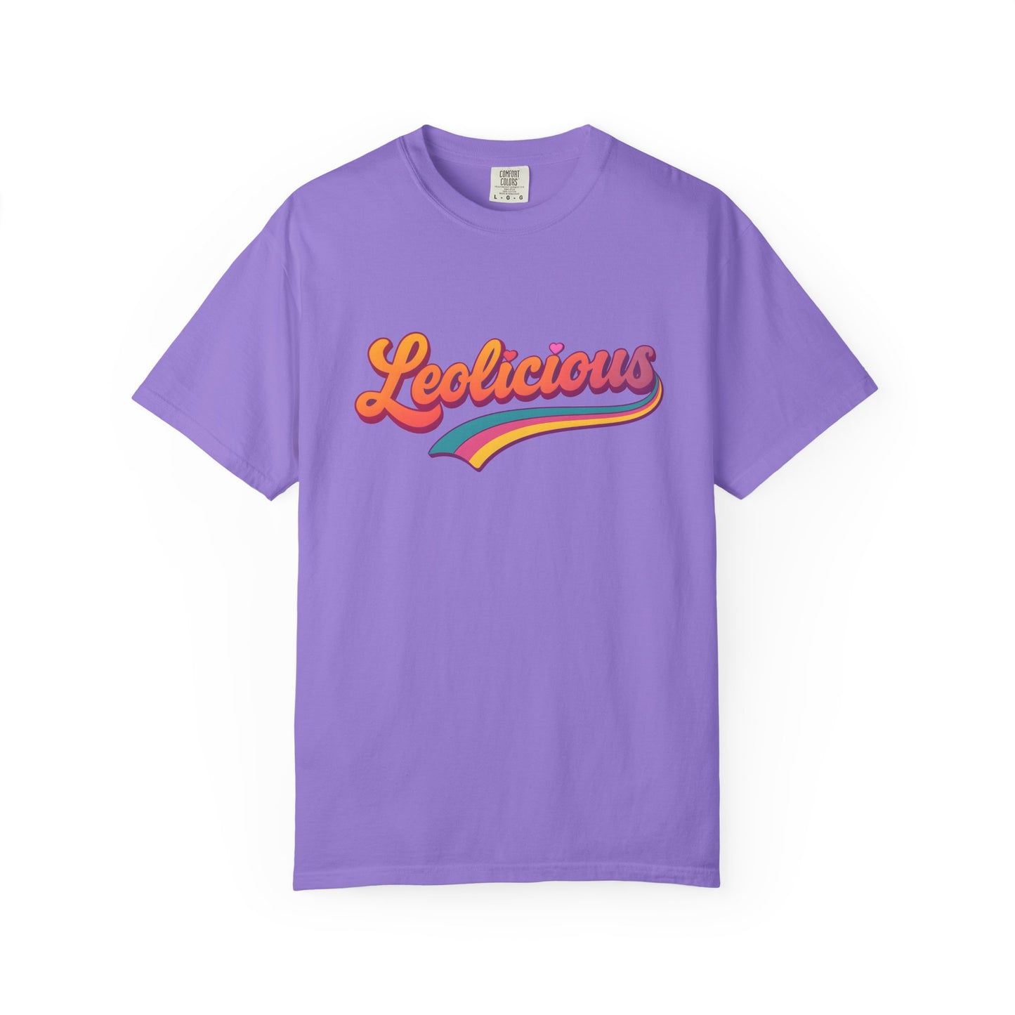 Leolicious β Retro Groovy Leo Zodiac Tee