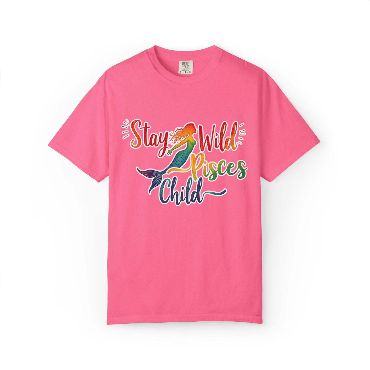 Stay Wild Pisces Child Tee β Colorful Mermaid Zodiac Shirt