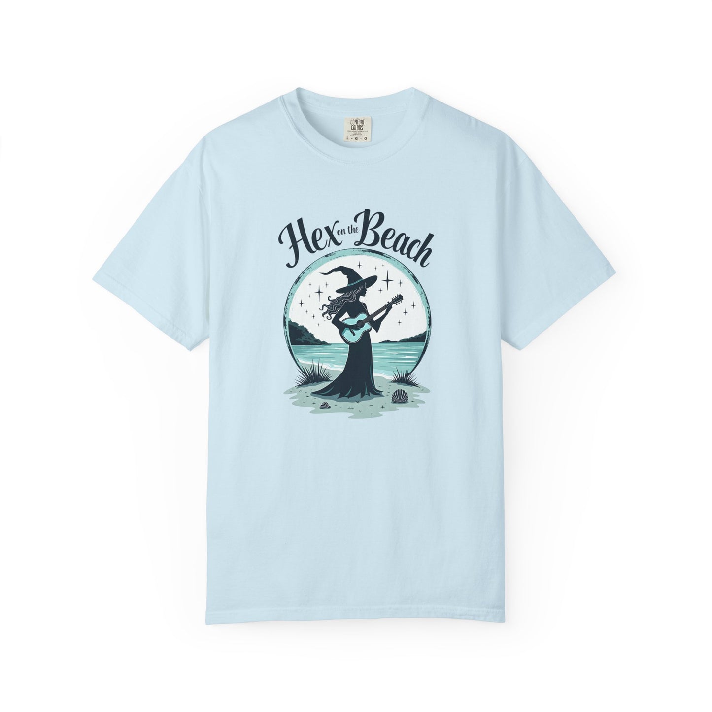 Hex on the Beach - Funny Witch Guitar Tee
