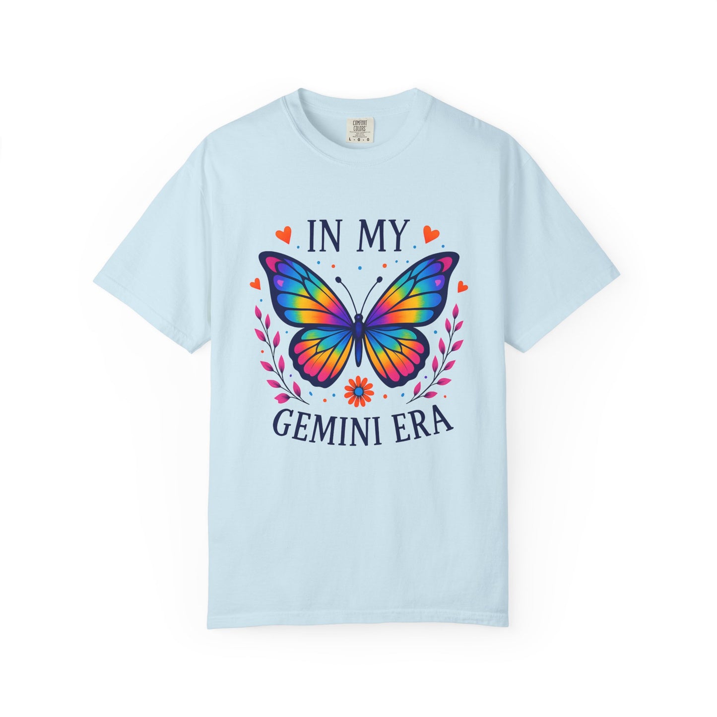 In My Gemini Era - Rainbow Butterfly Zodiac Tee
