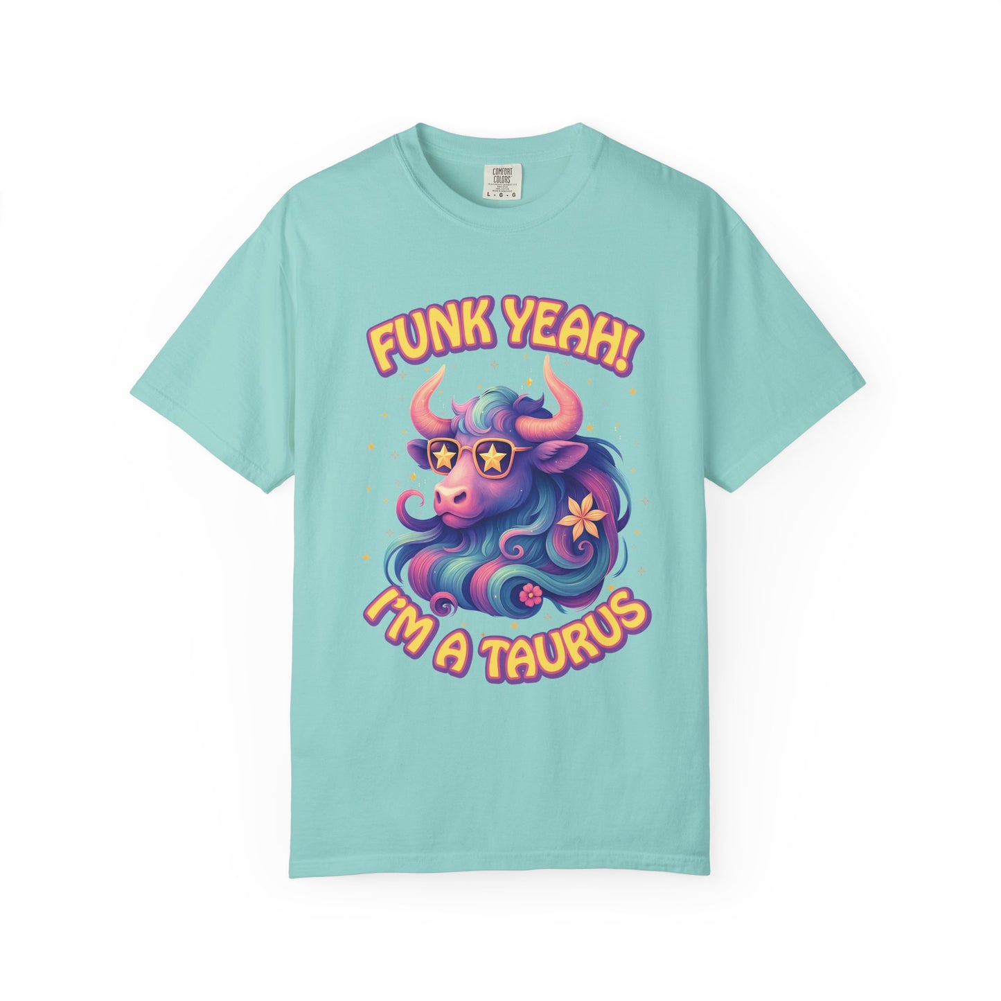 Funk Yeah I’m a Taurus Groovy Tee – Multicolor Retro Zodiac Shirt