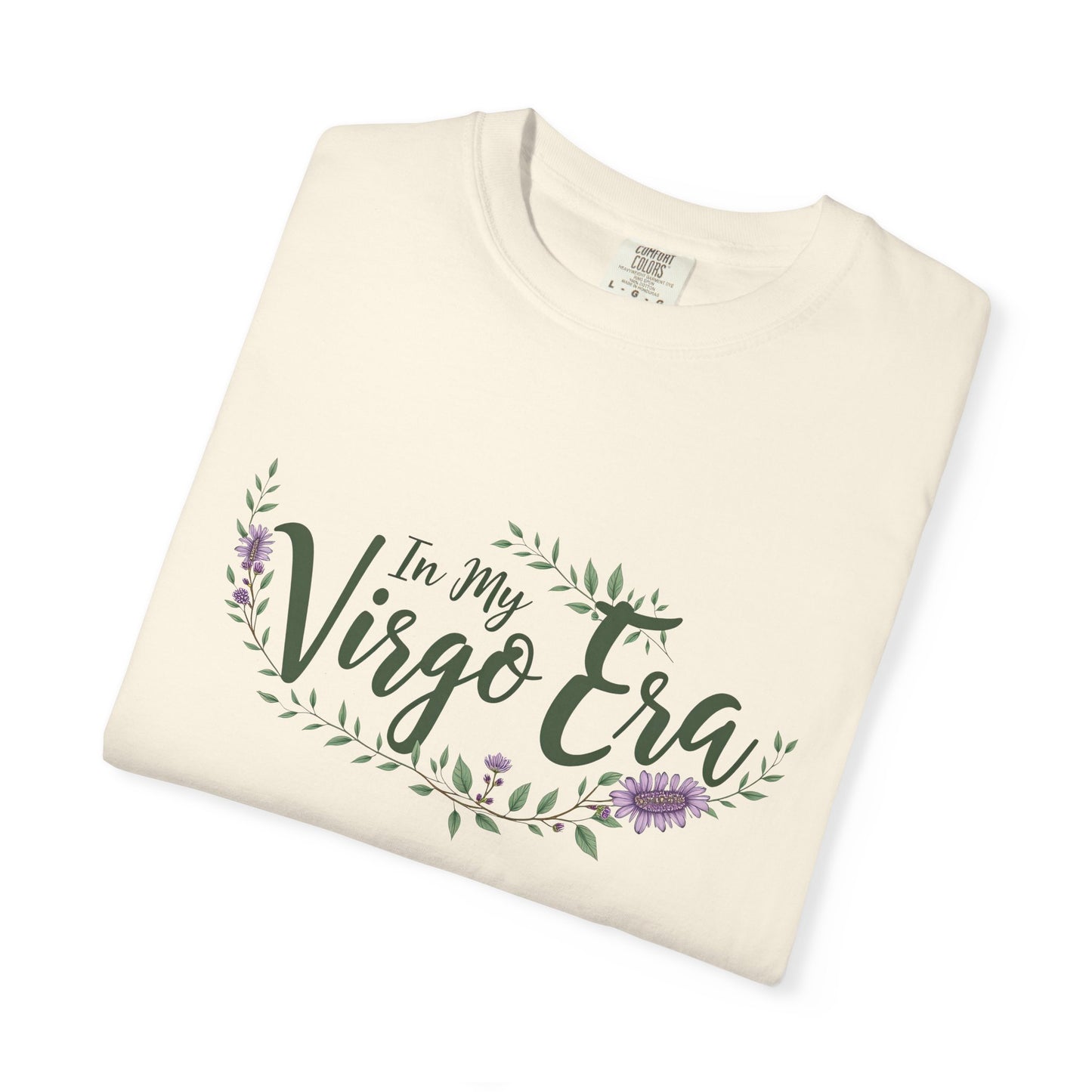 In My Virgo Era β Pretty Floral Zodiac Tee
