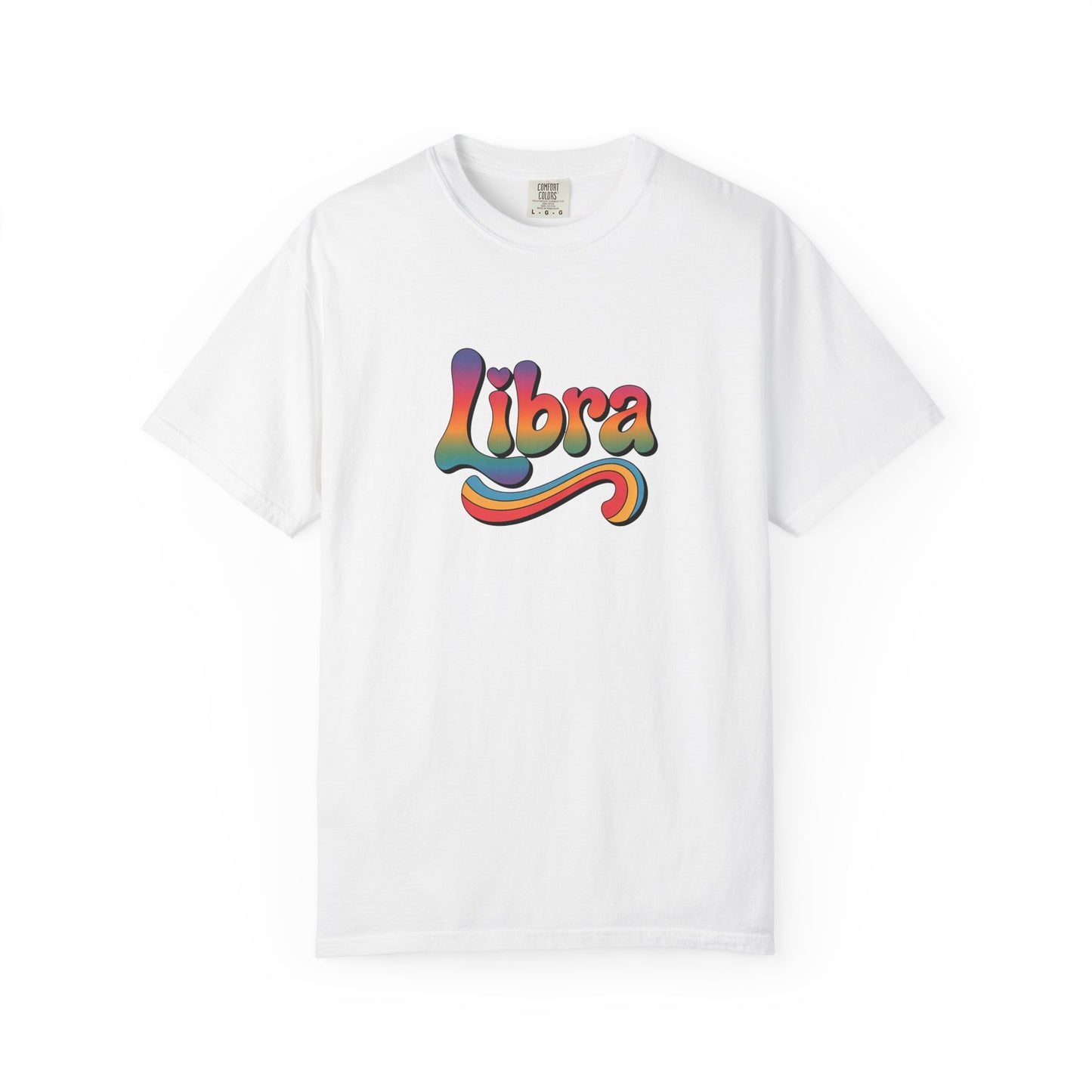 Libra β Retro Wavy Groovescape Zodiac Tee