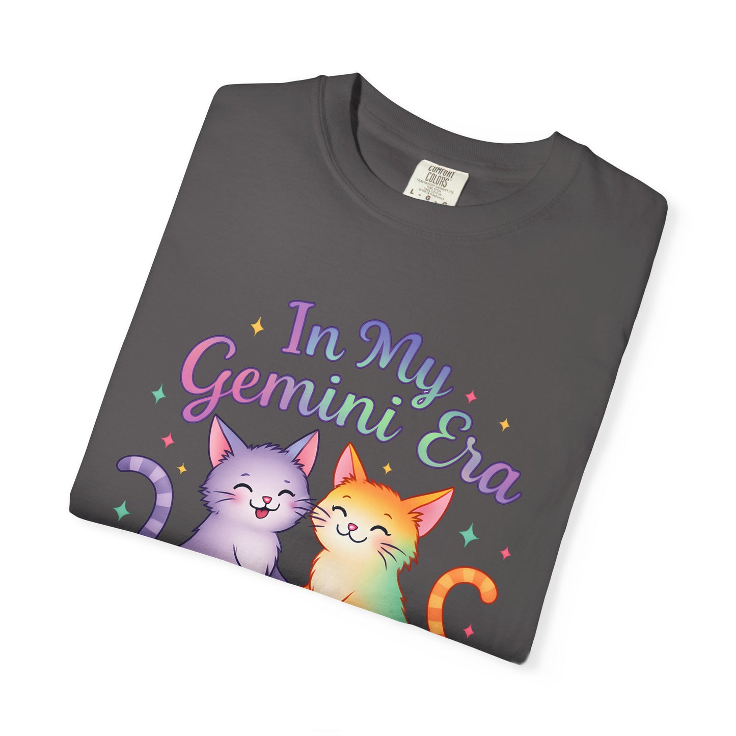 In My Gemini Era Tee – Colorful Cute Zodiac Shirt