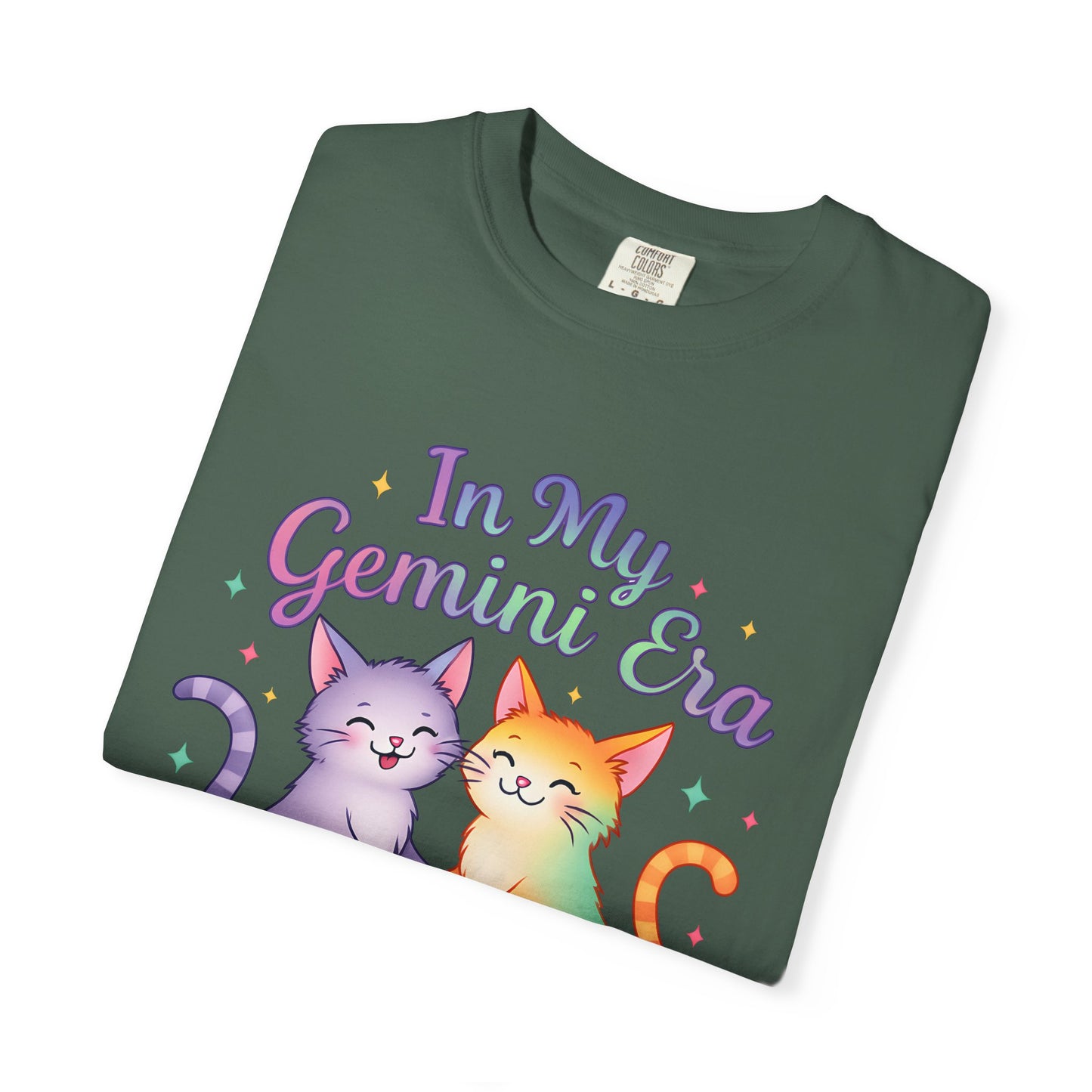 In My Gemini Era Tee – Colorful Cute Zodiac Shirt