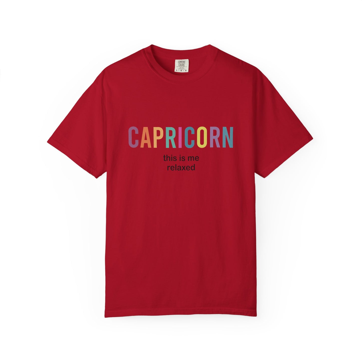 Capricorn This Is Me Relaxed β Funny Minimalist Zodiac Tee