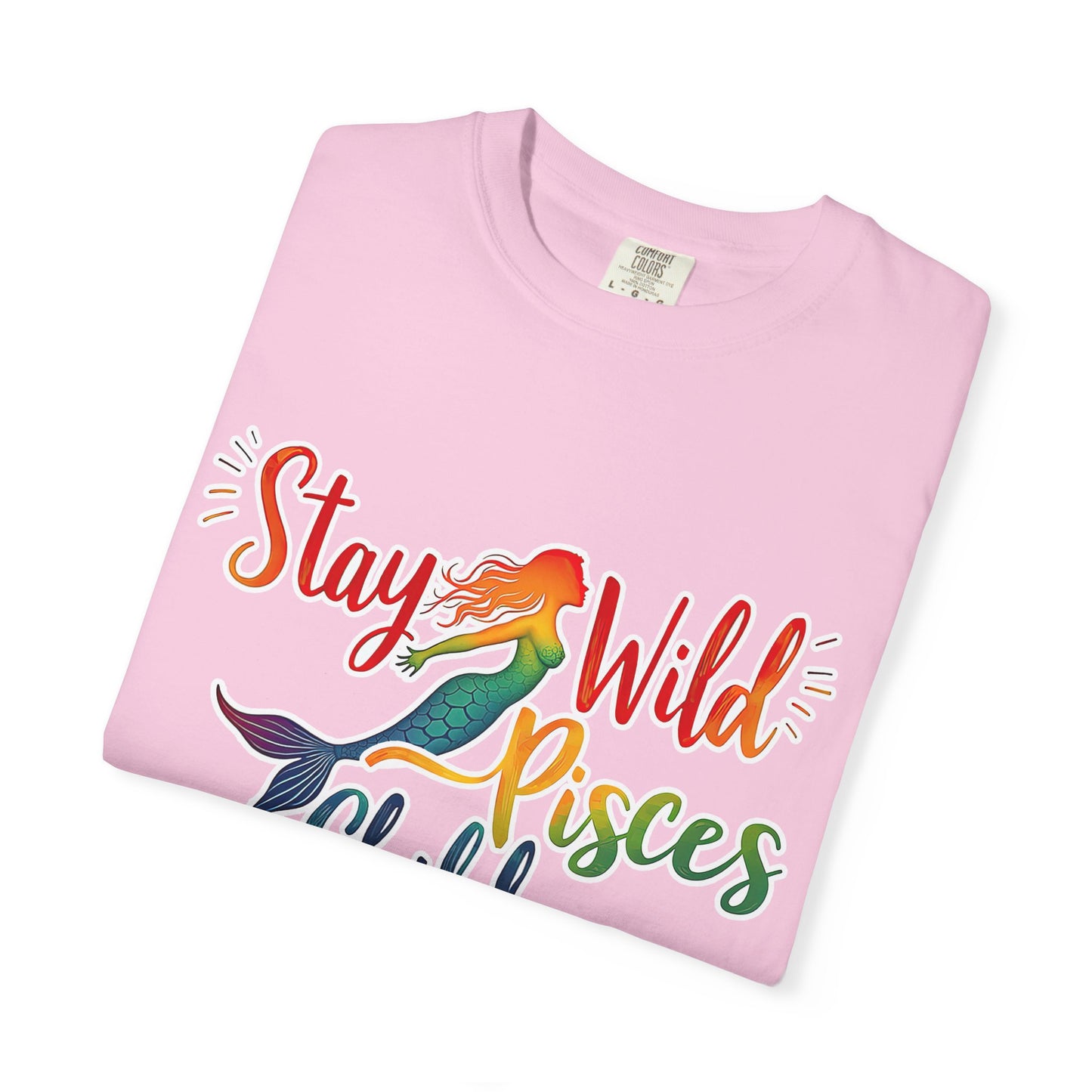 Stay Wild Pisces Child Tee β Colorful Mermaid Zodiac Shirt