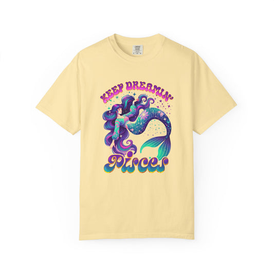 Keep Dreamin' Pisces – Colorful Mermaid Zodiac Shirt