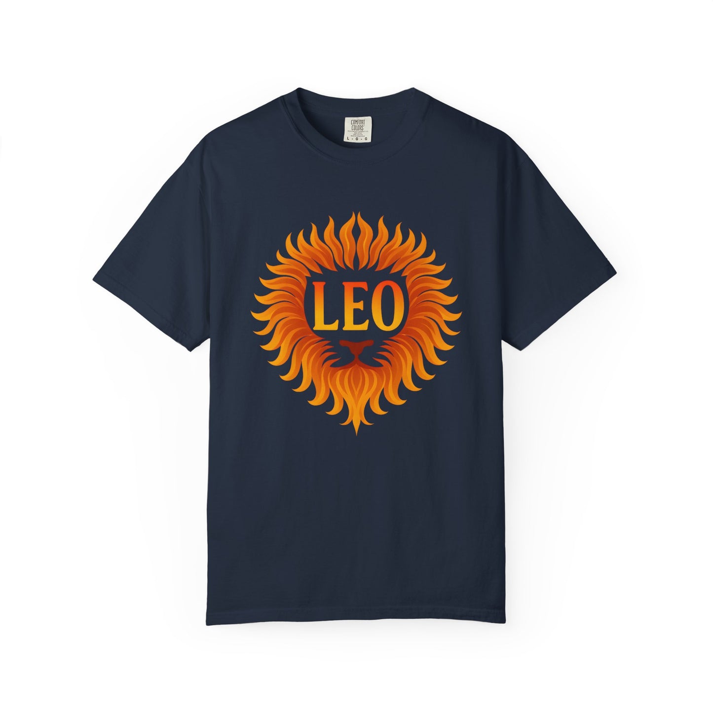 Leo Lion Flame Mane Tee - Vibrant Radiance