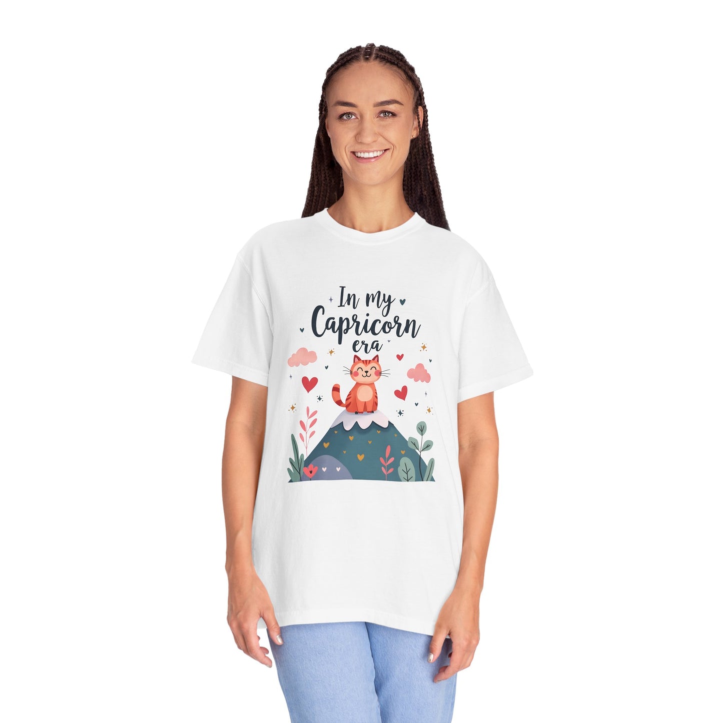 In My Capricorn Era – Cozy Cat Mountain Tee