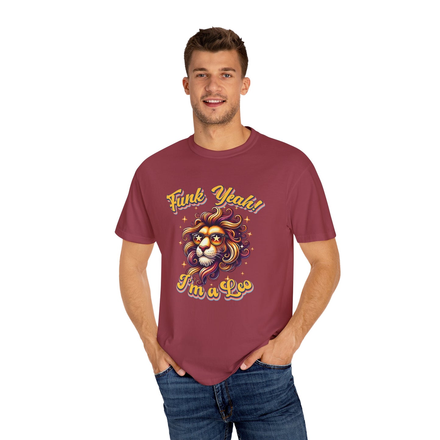 Funk Yeah I’m a Leo- Retro Groovy Lion T-Shirt