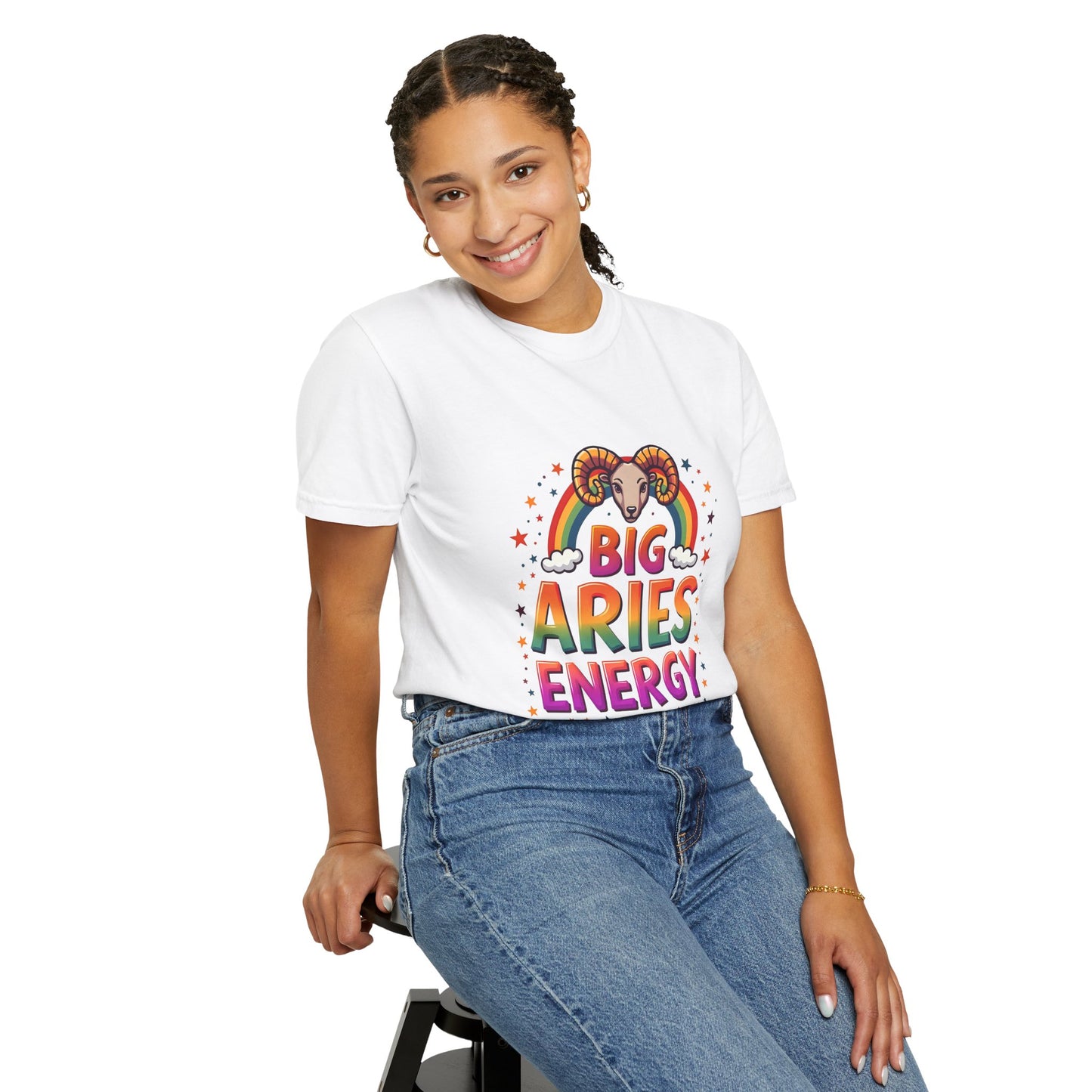 Big Aries Energy – Vibrant Zodiac Tee