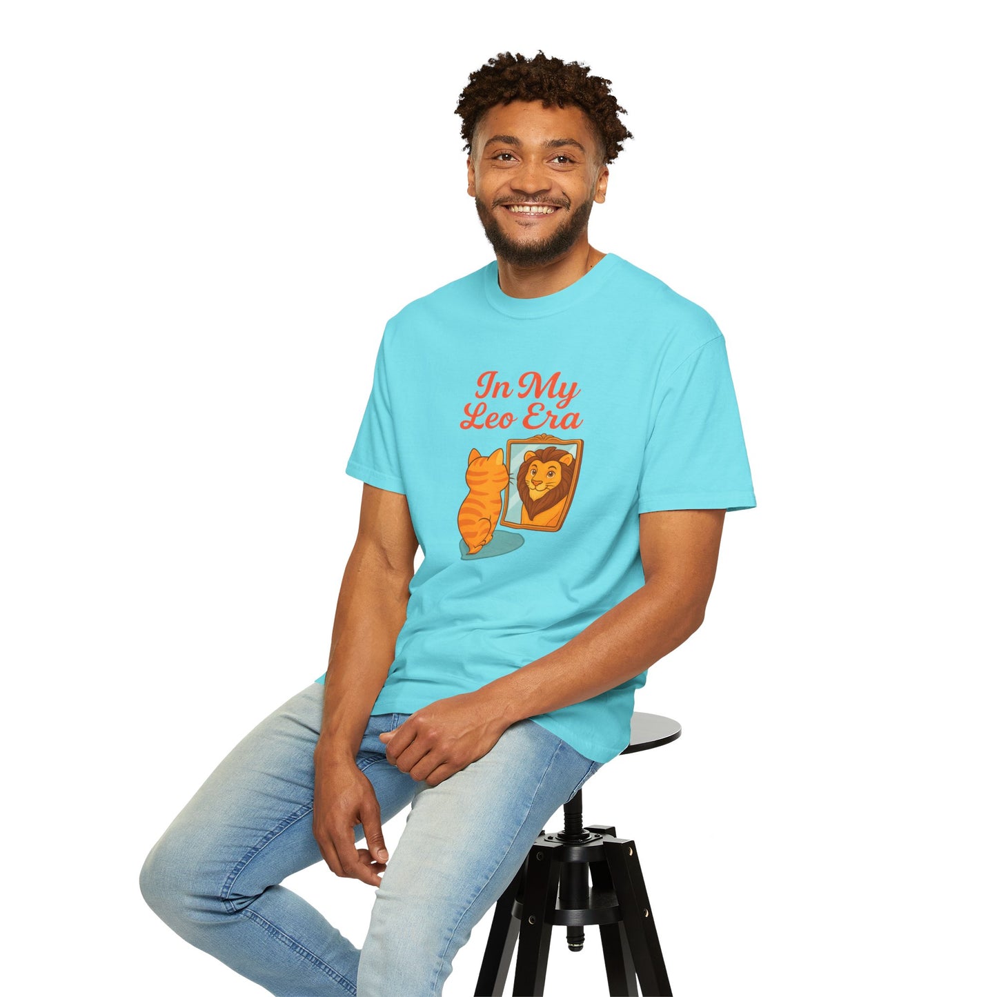In My Leo Era - Funny Cat and Lion Mirror Tee