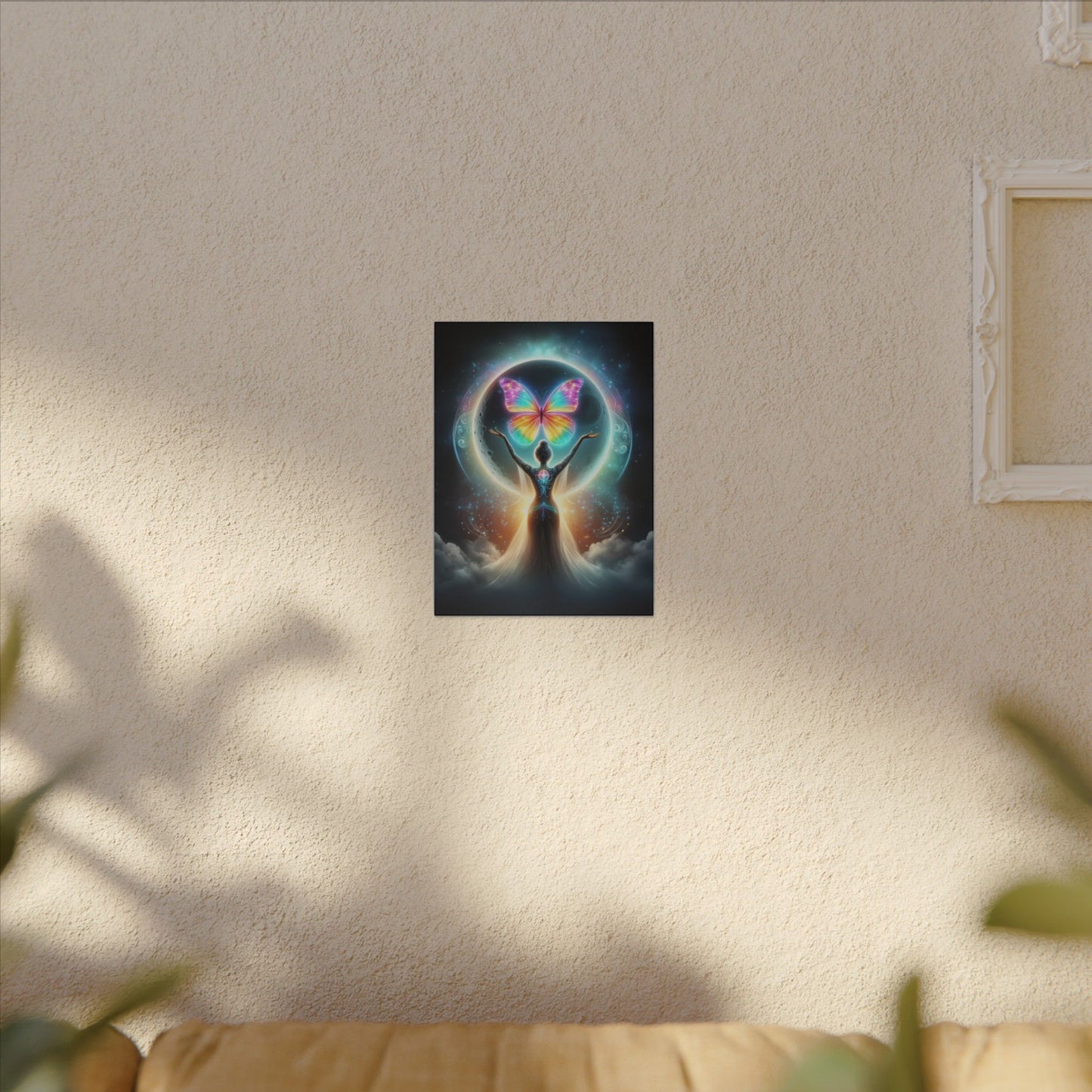 Butterfly Moon – Luminous Dream Wall Art