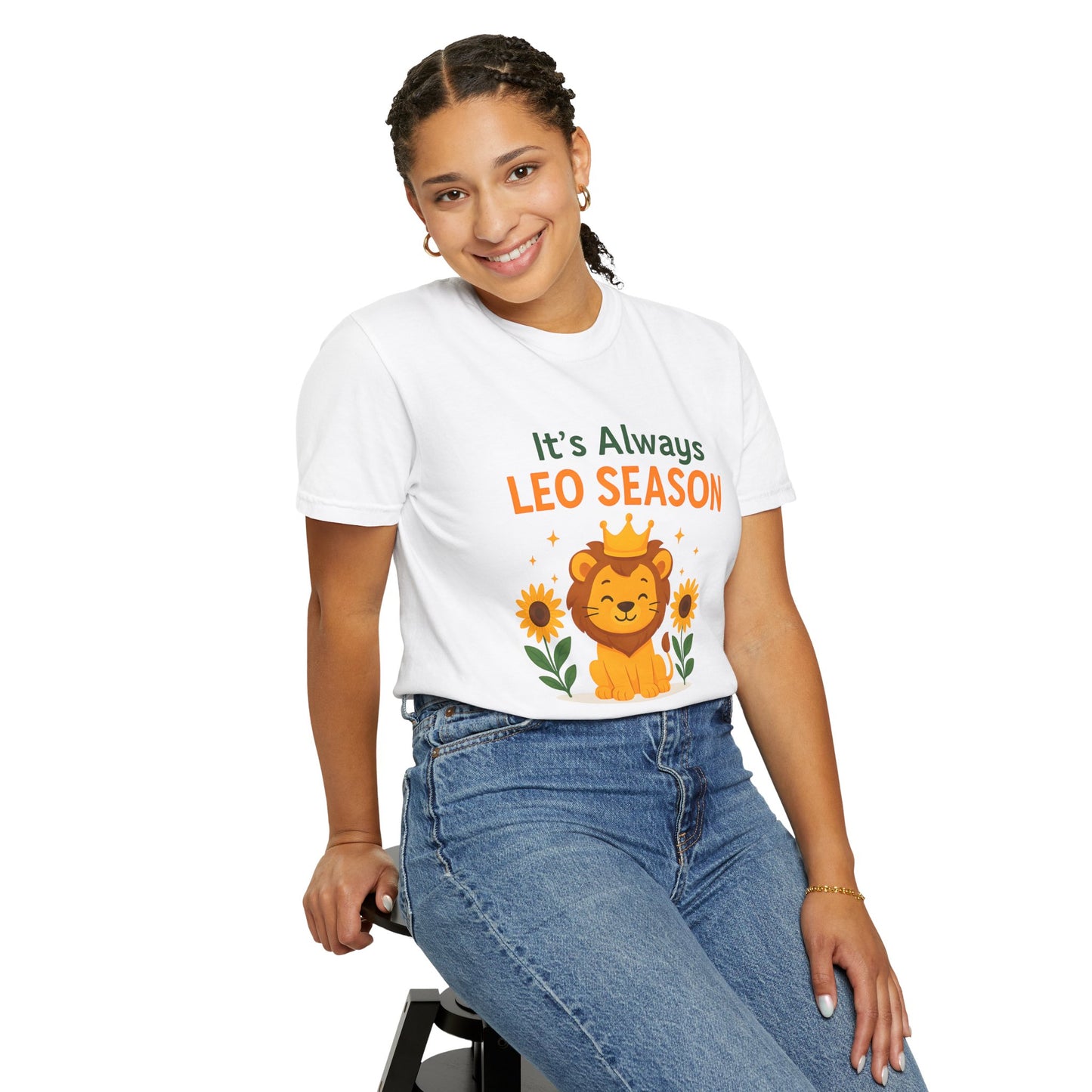 It’s Always Leo Season – Funny Sunflower Lion Tee