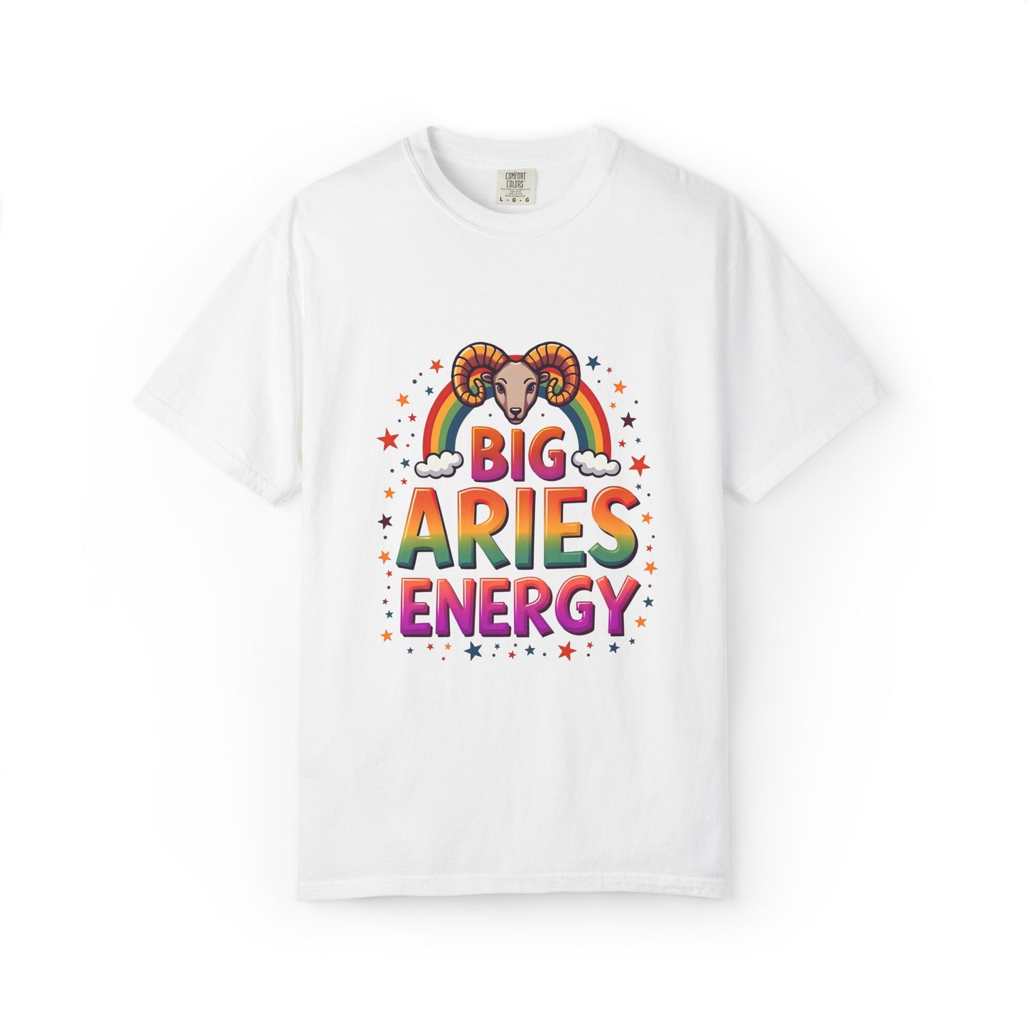 Big Aries Energy – Vibrant Zodiac Tee