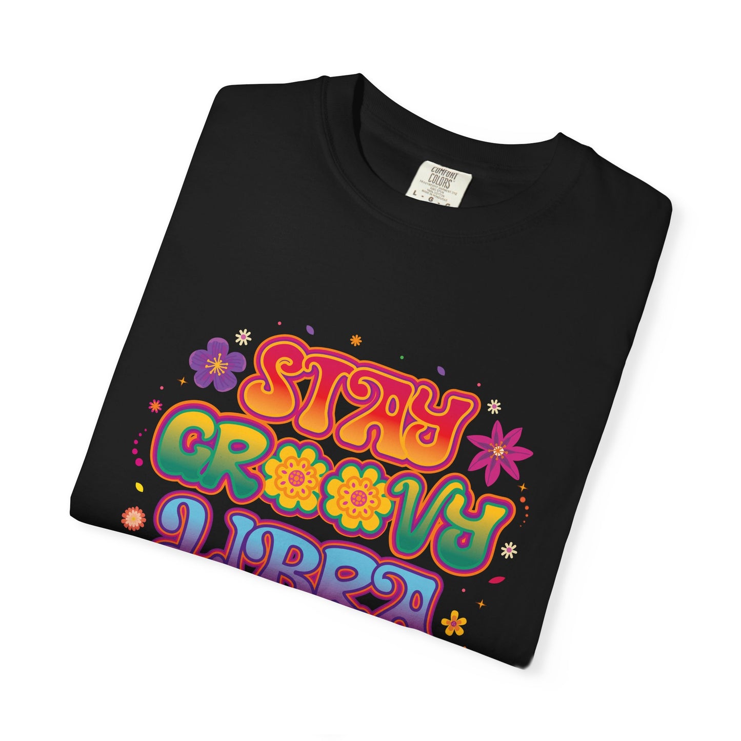 Stay Groovy Libra – Retro Colorful Tee Zodiac Shirt