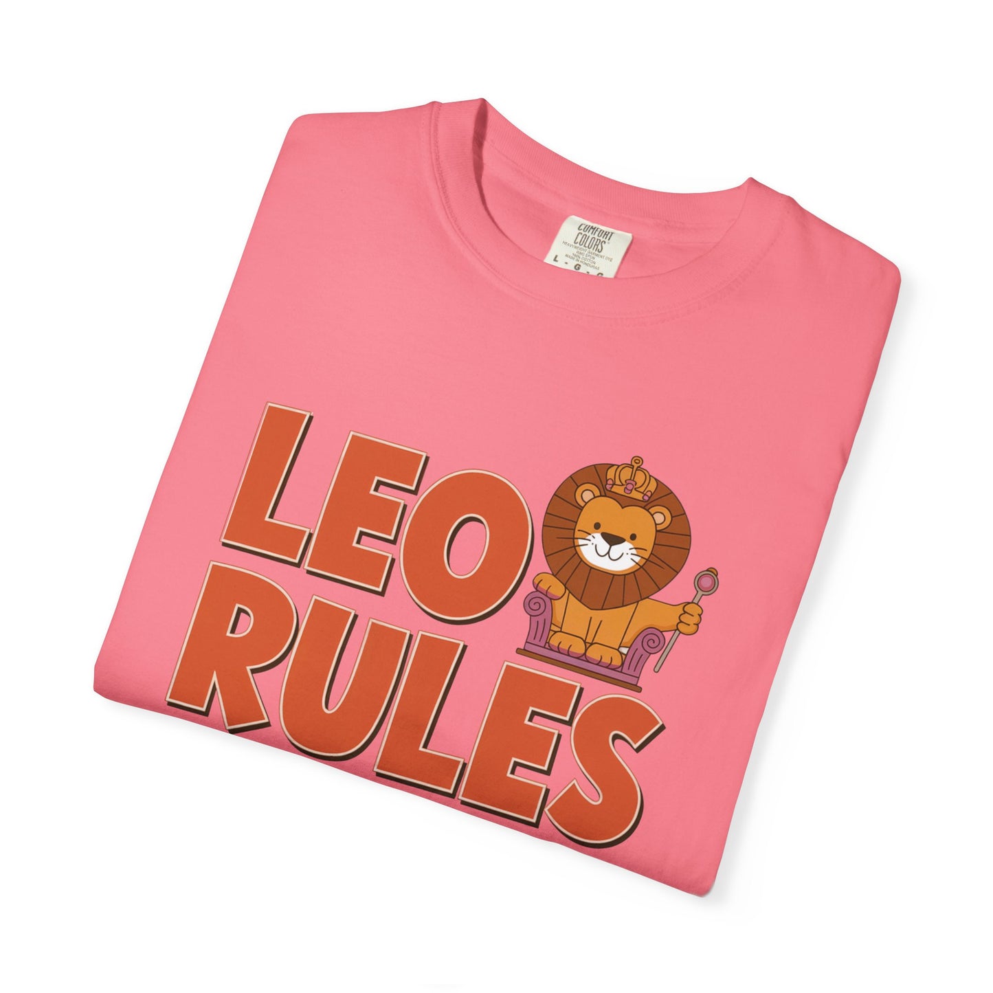 Leo Rules Tee – Funny Zodiac Shirt