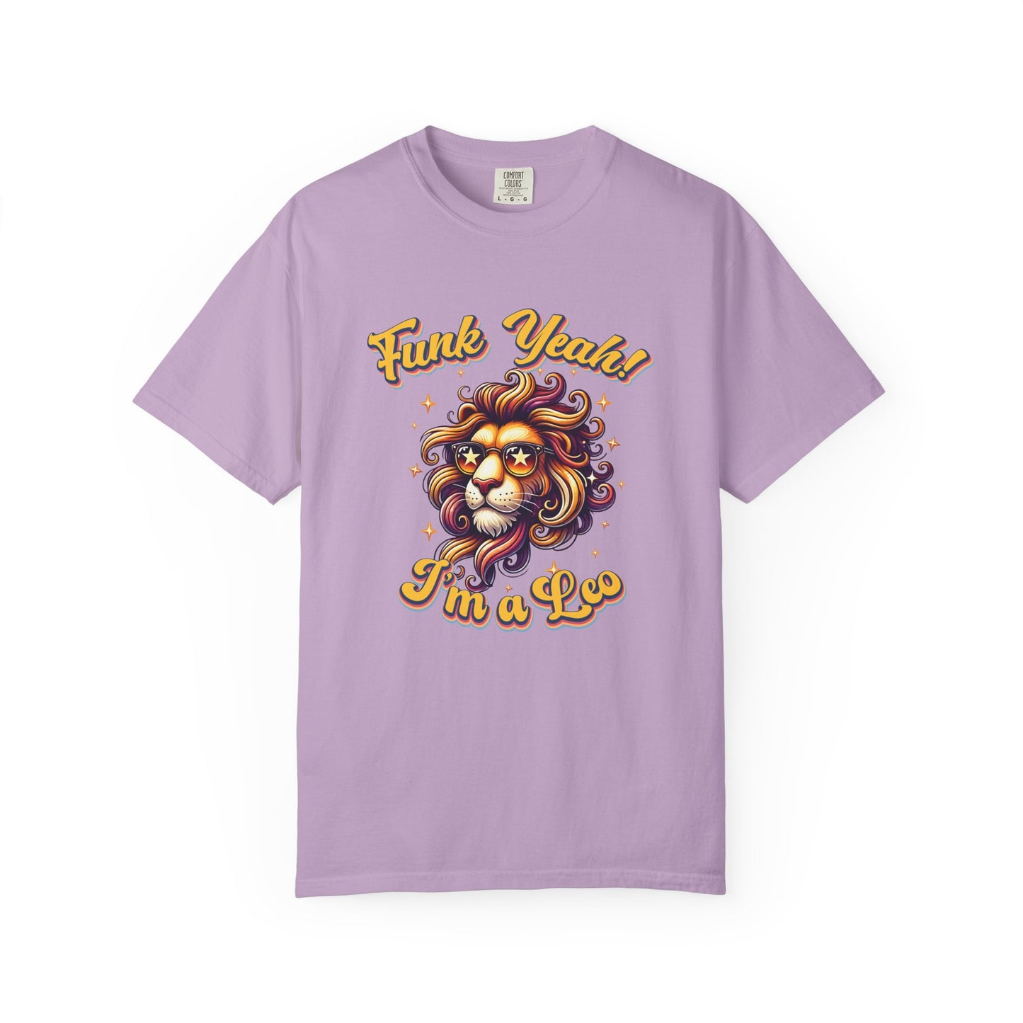 Funk Yeah I’m a Leo- Retro Groovy Lion T-Shirt
