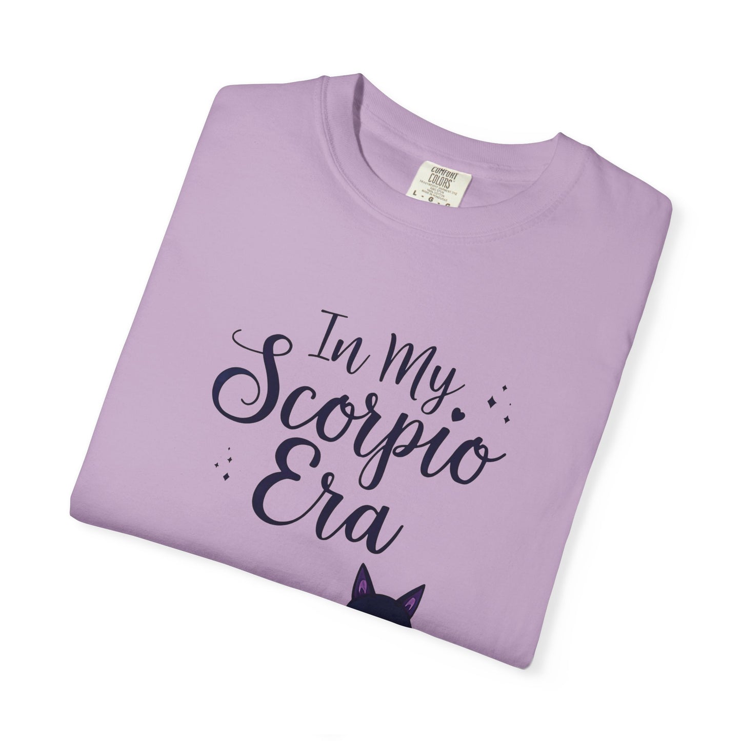 In My Scorpio Era – Mystical Black Cat Tee for the Zodiac Baddie