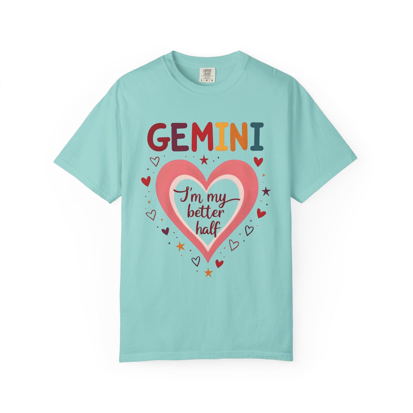GEMINI Iām My Better Half Tee ā Colorful Retro Zodiac Shirt