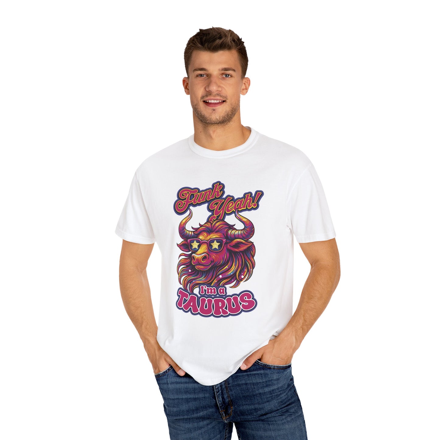 Funk Yeah I’m a Taurus Retro Tee – Multicolor Zodiac Shirt