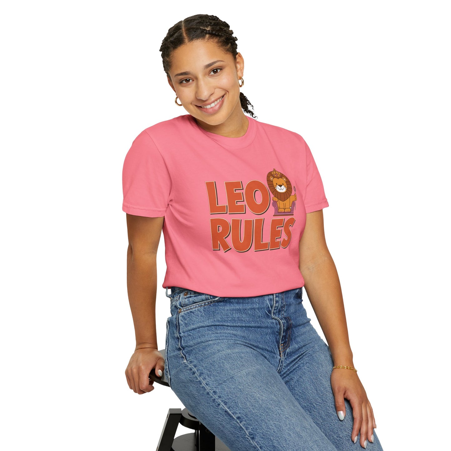 Leo Rules Tee – Funny Zodiac Shirt