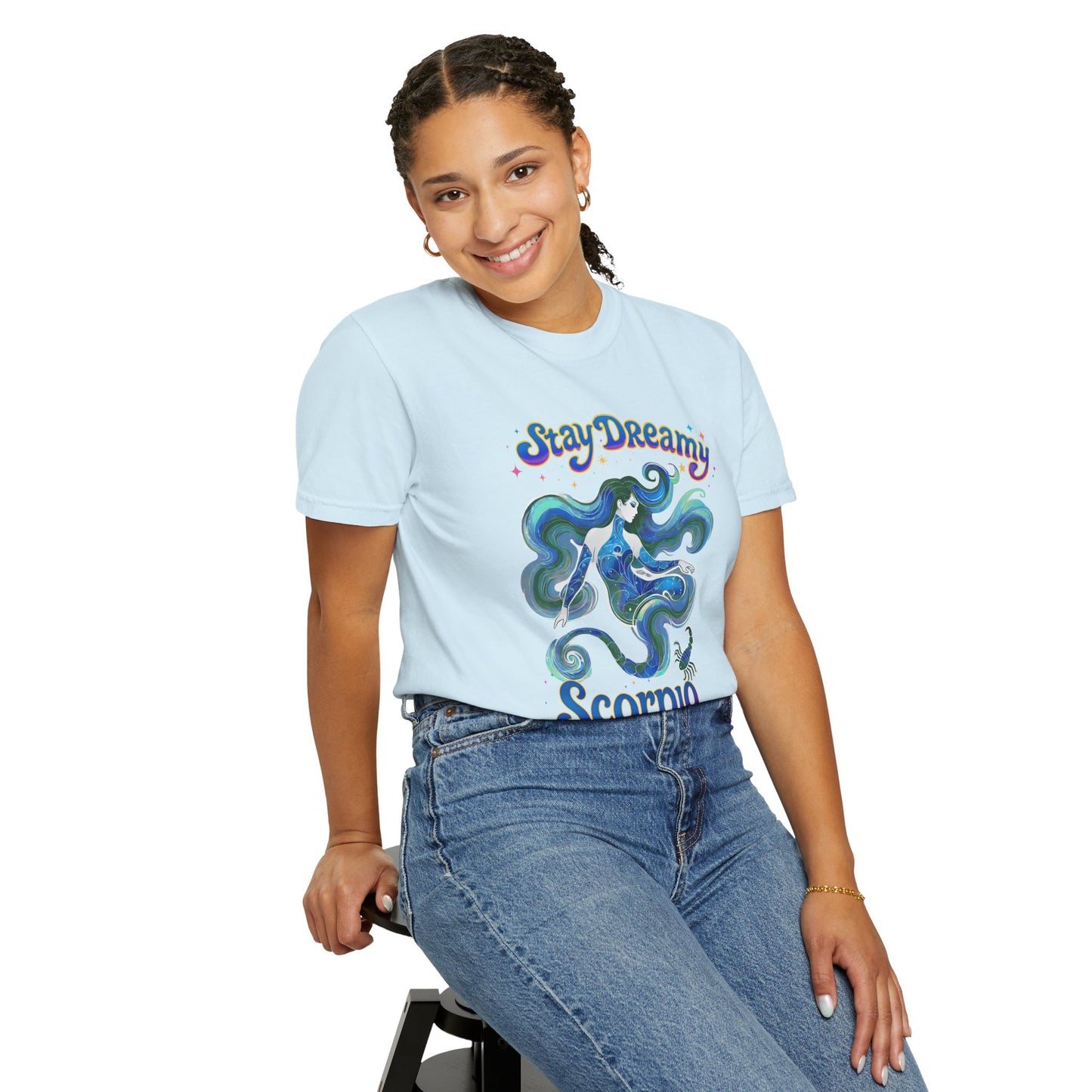 Stay Dreamy Scorpio – Mystical Mermaid Tee for the Celestial Siren