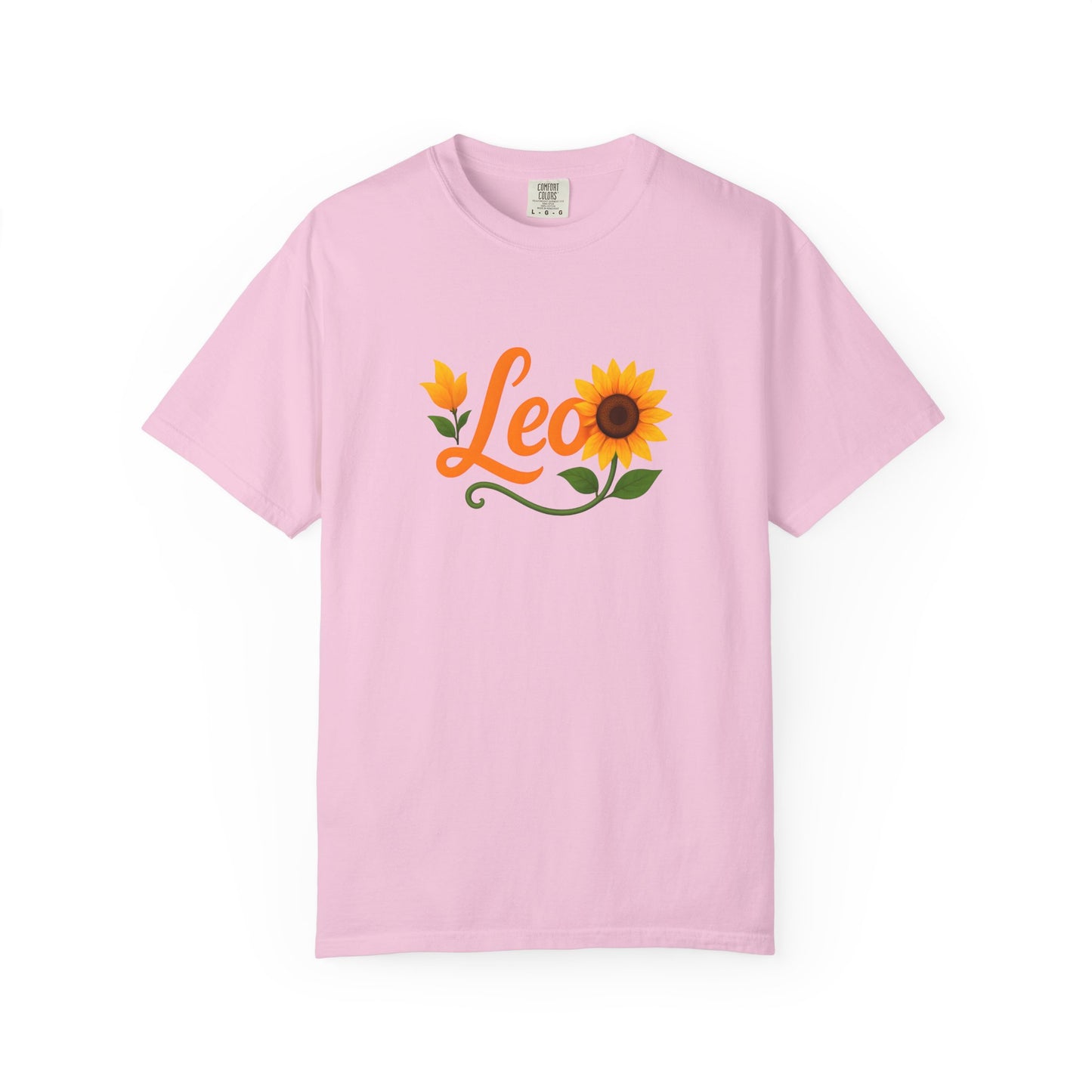 Leo Sunflower Tee β Retro Zodiac Shirt