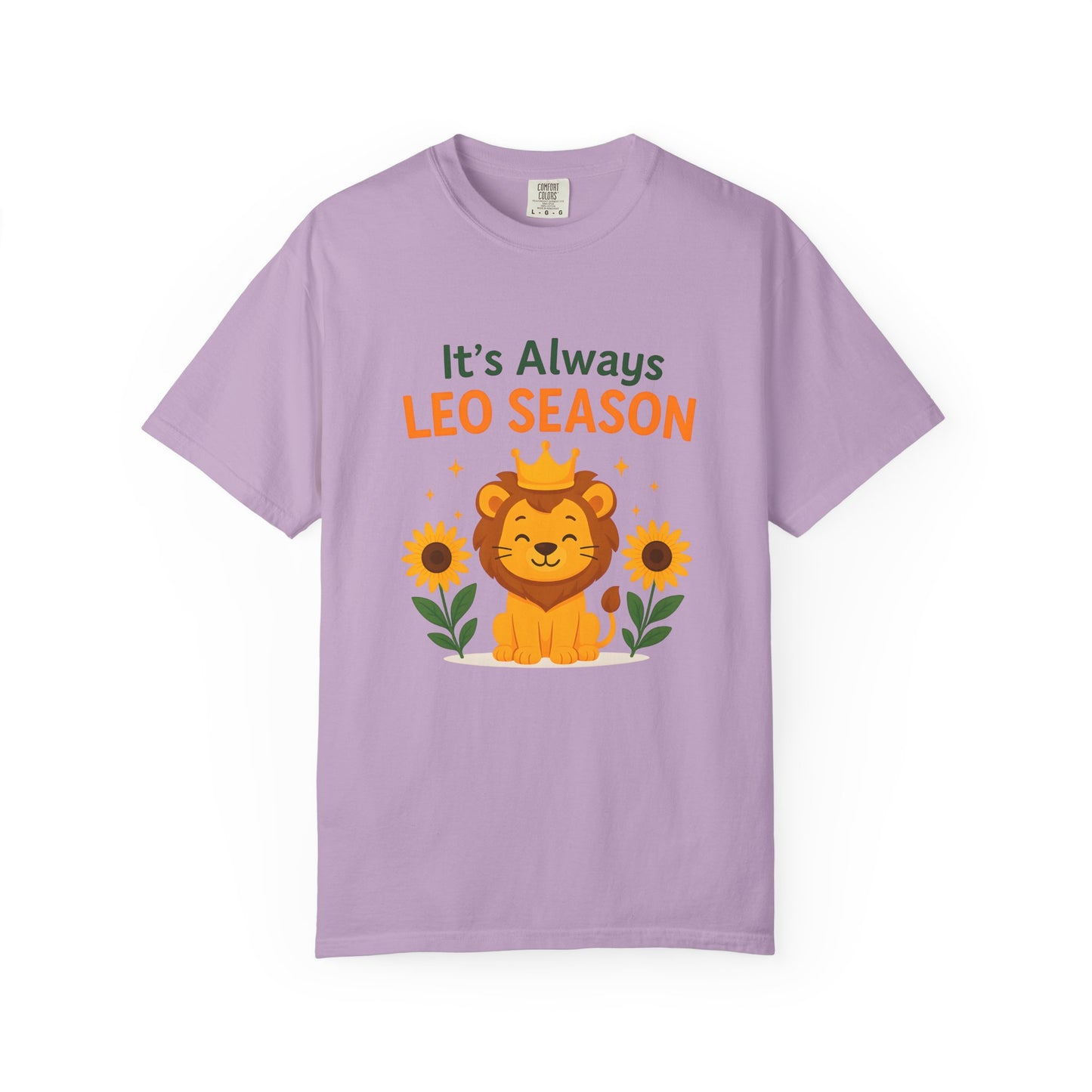 It’s Always Leo Season – Funny Sunflower Lion Tee