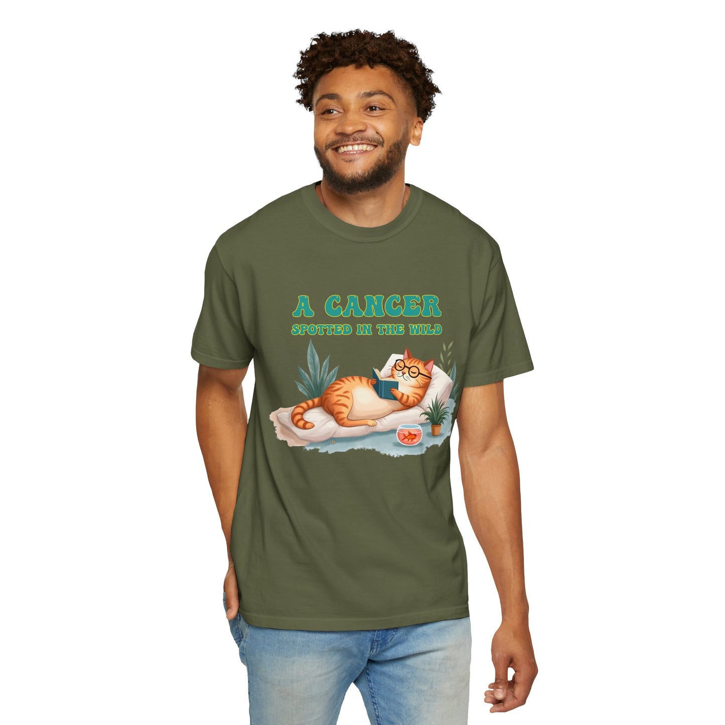A Cancer Spotted in the Wild – Funny Zodiac Cat Tee