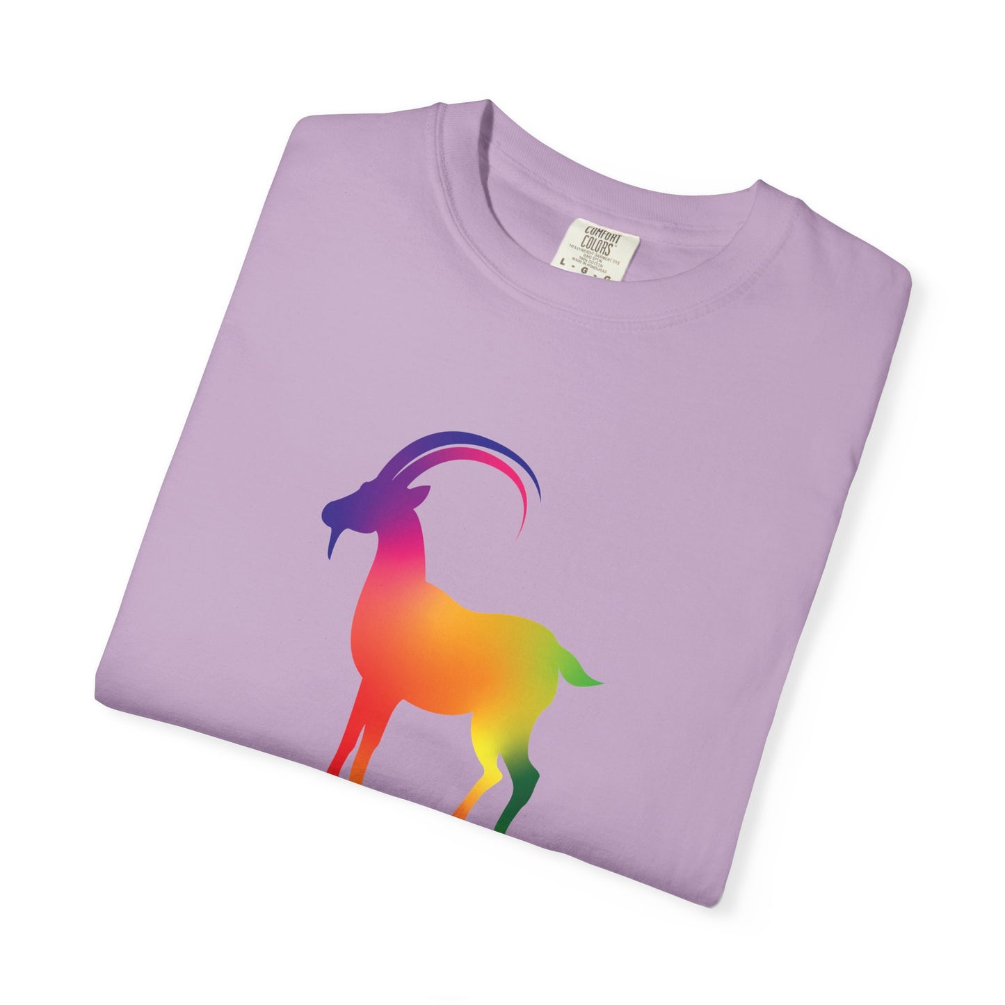 Capricorn β Rainbow Gradient Zodiac Goat Tee